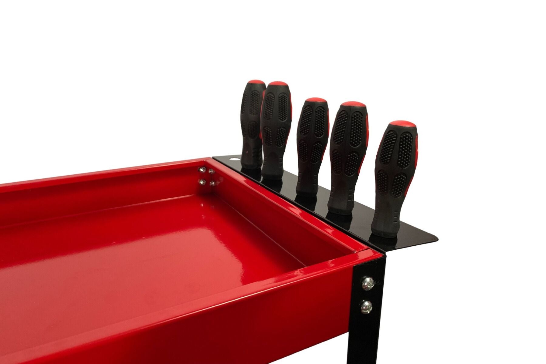 FÉM SZERSZÁMOS KOCSI 3 POLCCAL ÉS CSAVARHÚZÓ TARTÓVAL INVENTO