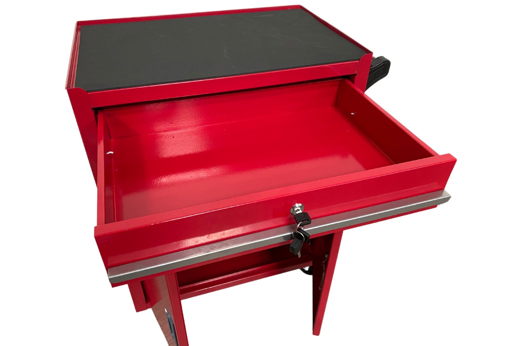 ÜRES SZERSZÁMOS KOCSI - SZERSZÁMOS SZEKRÉNY PIROS KEREKEKKEL ÉS FOGANTYÚVAL INVENTO PRÉMIUM 73 X 63 X 40 CM INVENTO