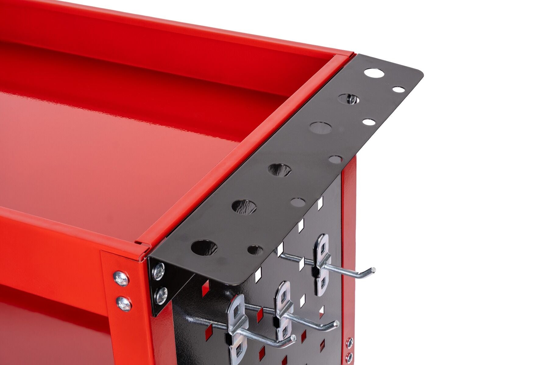 FÉM SZERSZÁMOS KOCSI 3 POLCCAL, SZERSZÁM PANELEKKEL ÉS CSAVARHÚZÓ TARTÓVAL INVENTO