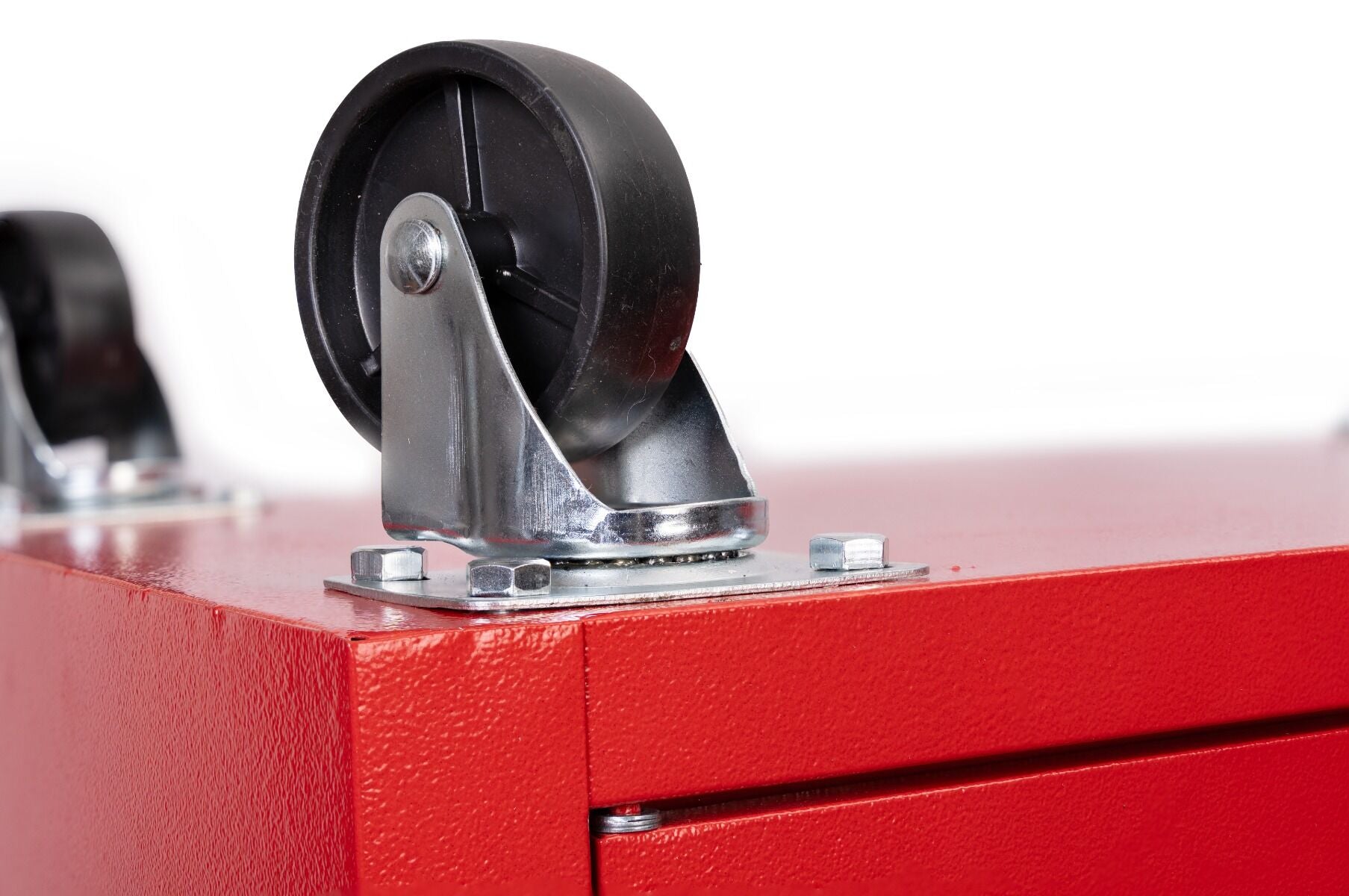 ÜRES SZERSZÁMOS KOCSI - SZERSZÁMOS SZEKRÉNY PIROS KEREKEKKEL ÉS FOGANTYÚVAL INVENTO PRÉMIUM 73 X 63 X 40 CM INVENTO