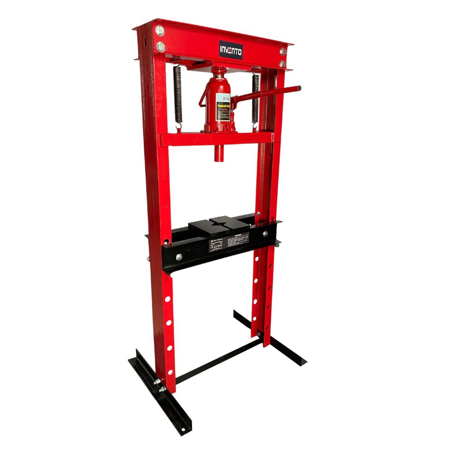 HIDRAULIKUS MŰHELYPRÉS 20T PALACK EMELŐVEL INVENTO