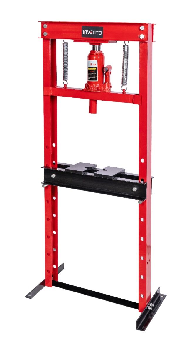 HIDRAULIKUS MŰHELYPRÉS 12T PALACK EMELŐVEL INVENTO
