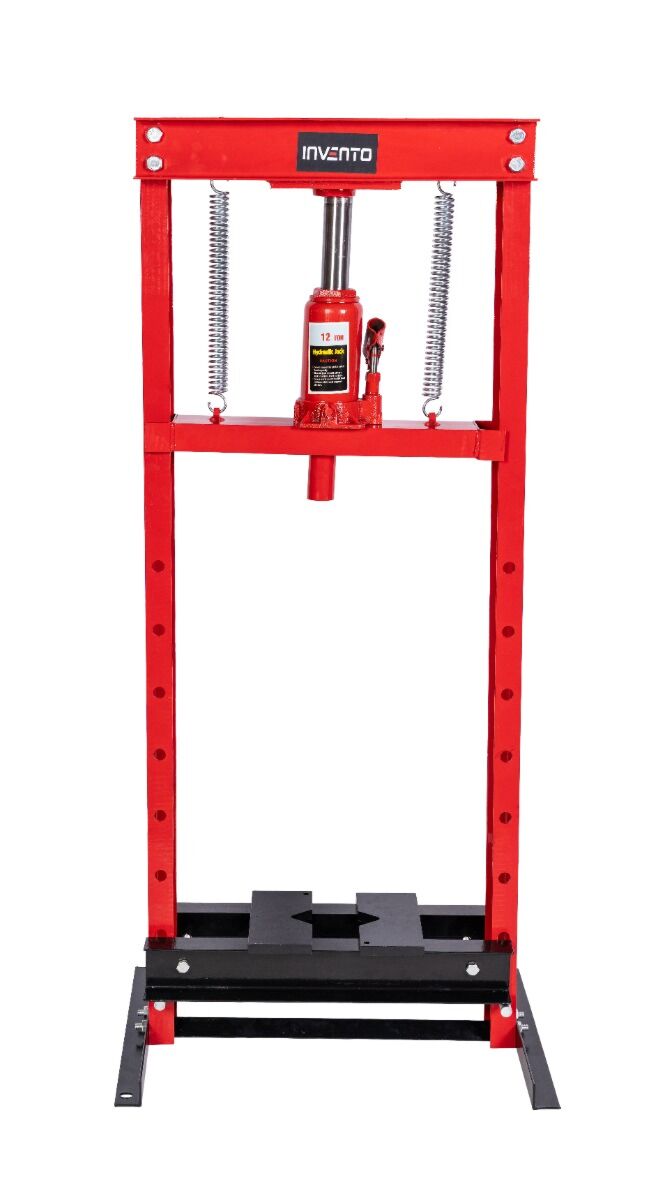 HIDRAULIKUS MŰHELYPRÉS 12T PALACK EMELŐVEL INVENTO