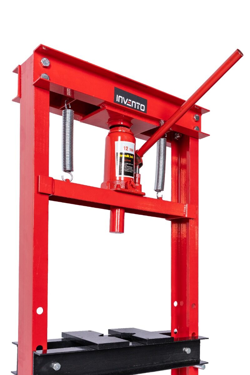 HIDRAULIKUS MŰHELYPRÉS 12T PALACK EMELŐVEL INVENTO