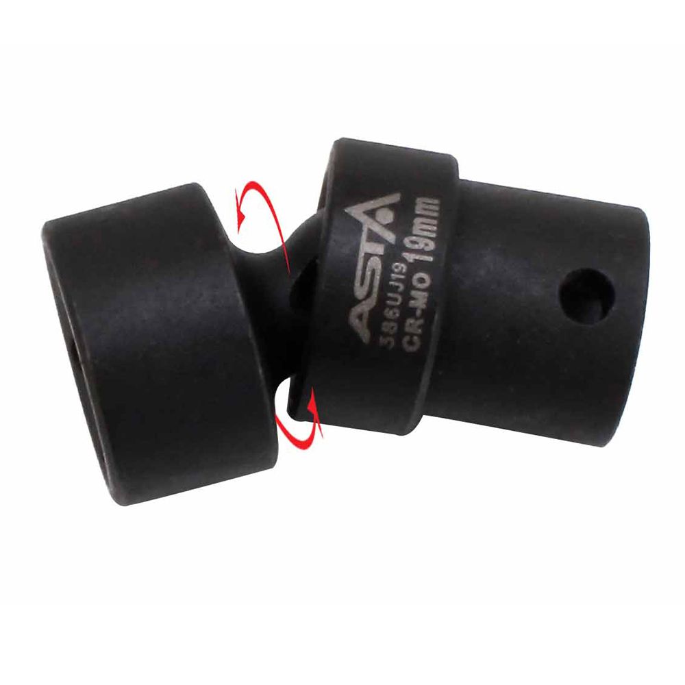 Kardán csuklós dugókulcs készlet 3/8 10-19 mm 10 db ASTA