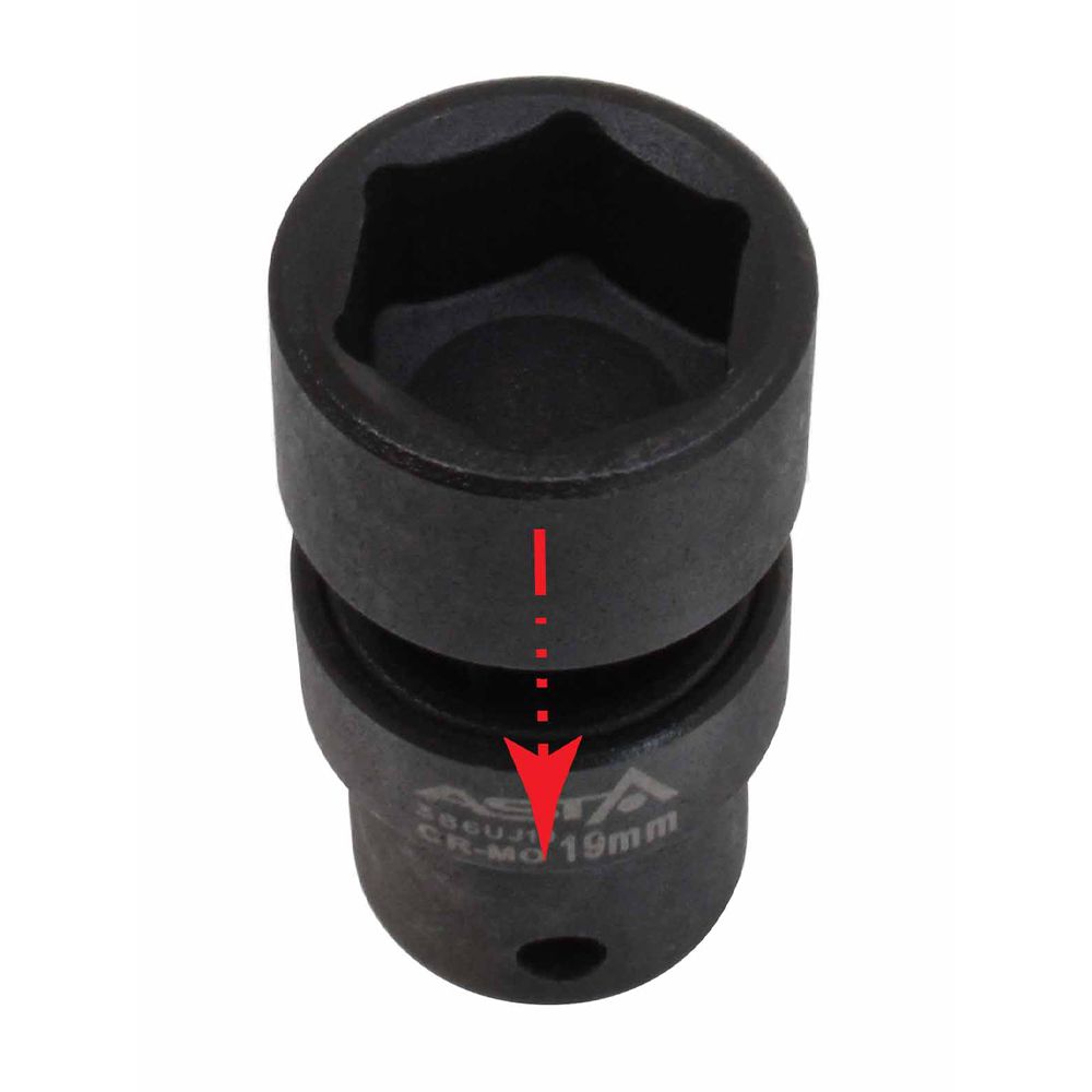 Kardán csuklós dugókulcs készlet 3/8 10-19 mm 10 db ASTA