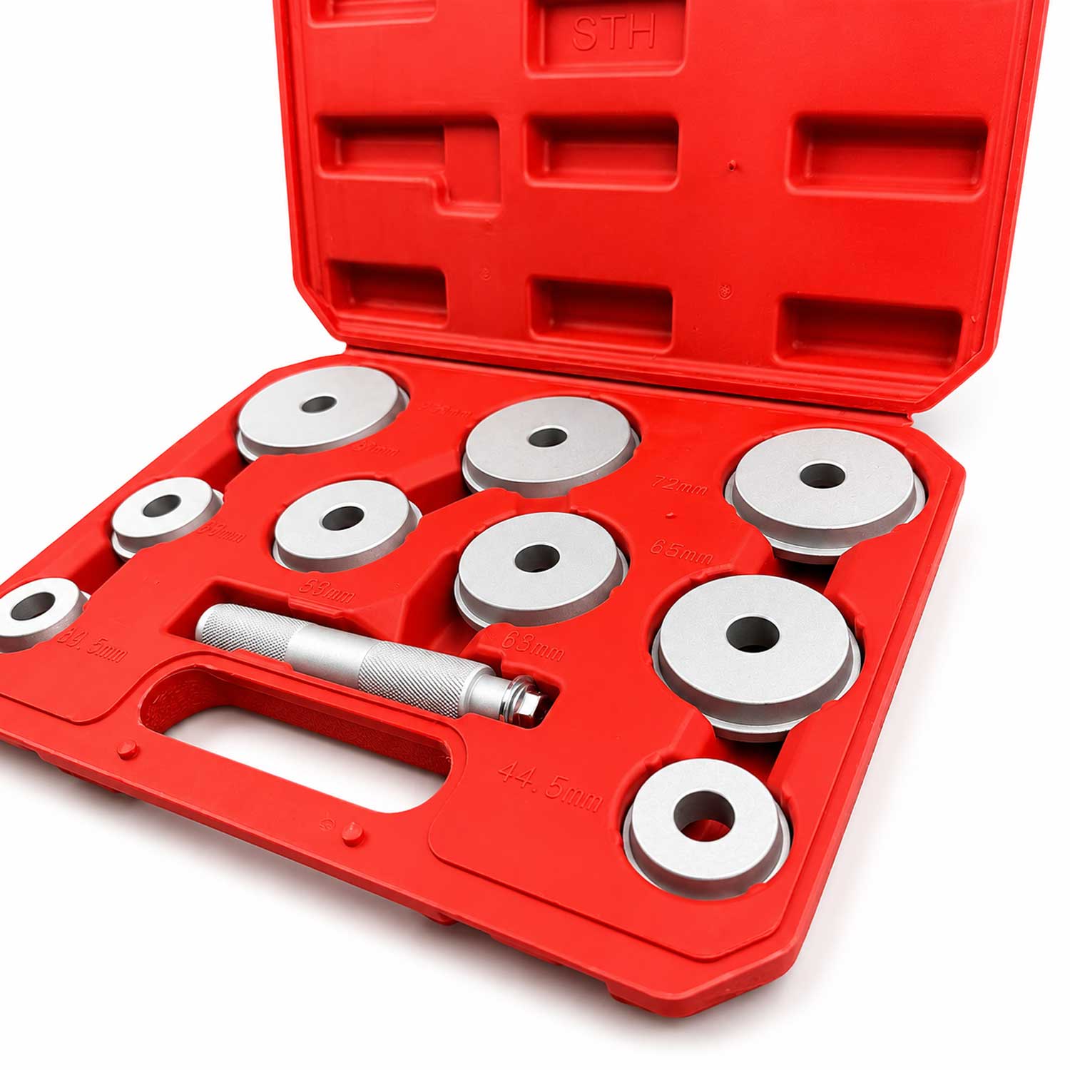 Kerékagy- és csapágy szerelő készlet 10 db GEBO TOOLS