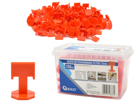 CSEMPE - BURKOLÓLAP SZINTEZŐ KÉSZLET 1.5MM 250 DB