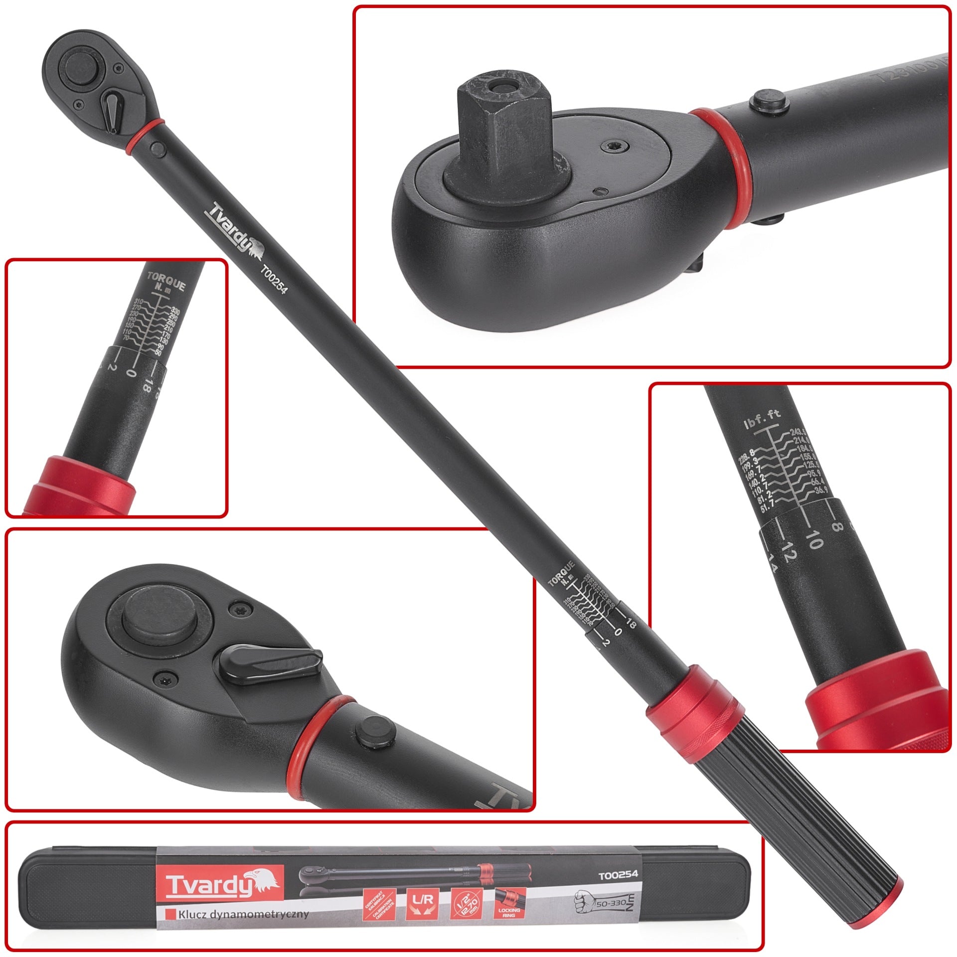 NYOMATÉKKULCS 1/2 50-330Nm TVARDY