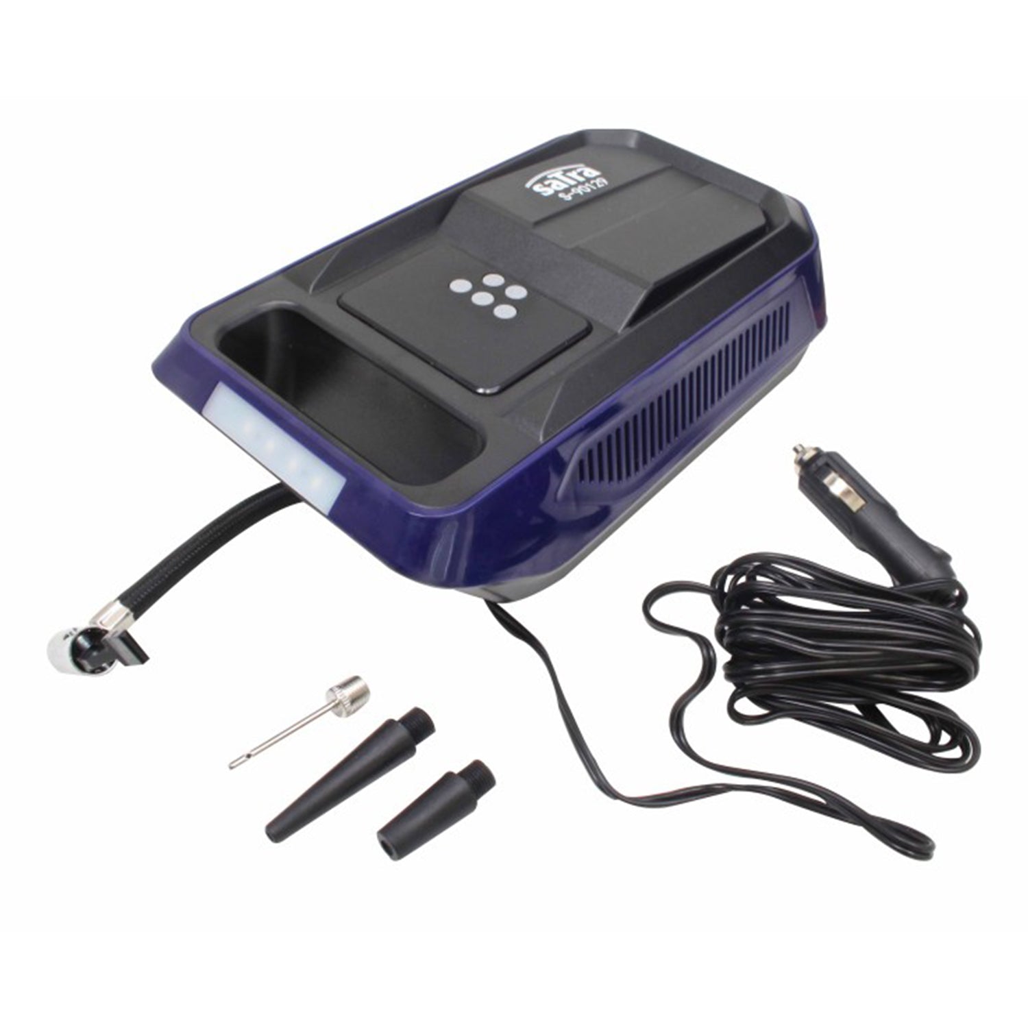 HORDOZHATÓ AUTÓS KOMPRESSZOR MANOMÉTERREL 120 W / 10,3 BAR 12 V