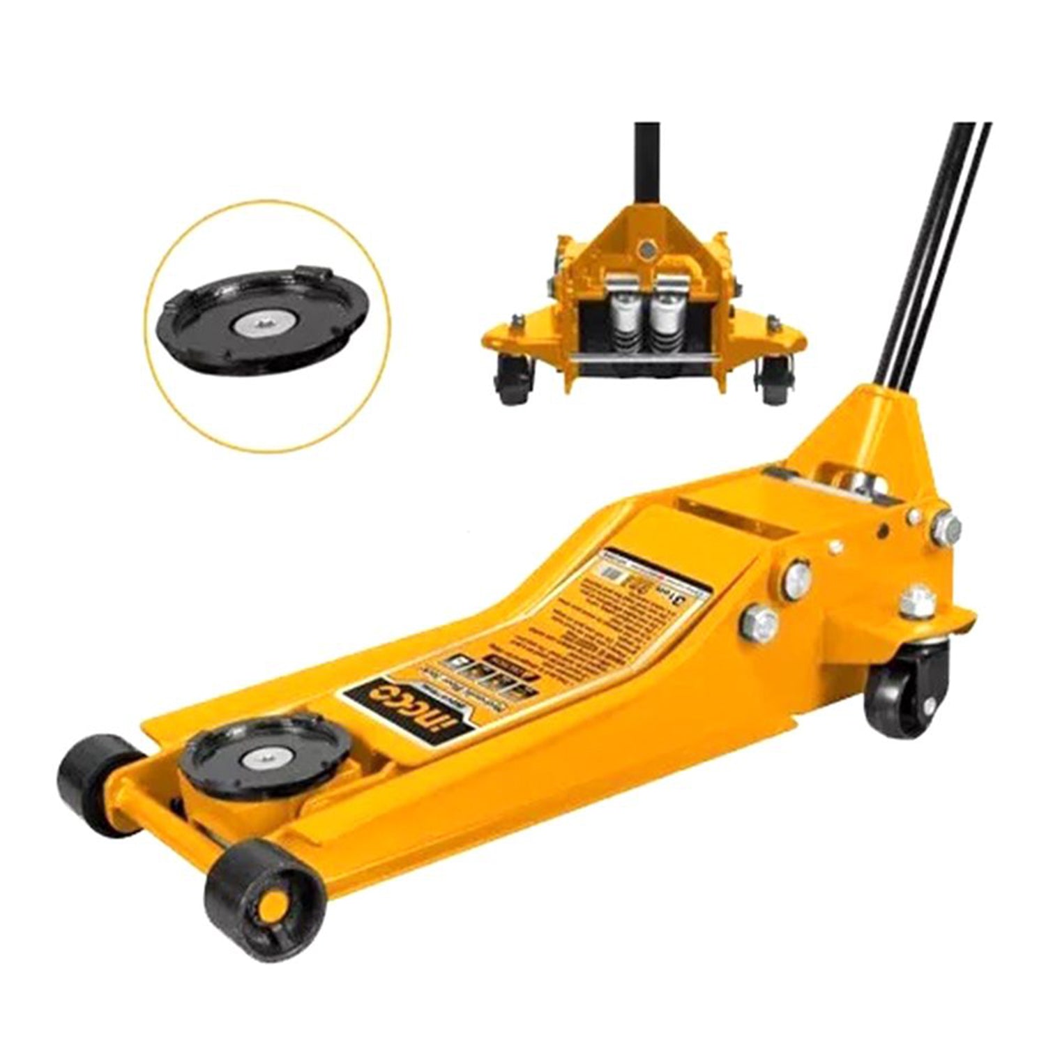 Krokodil emelő dupla dugattyús alacsony 3T INGCO