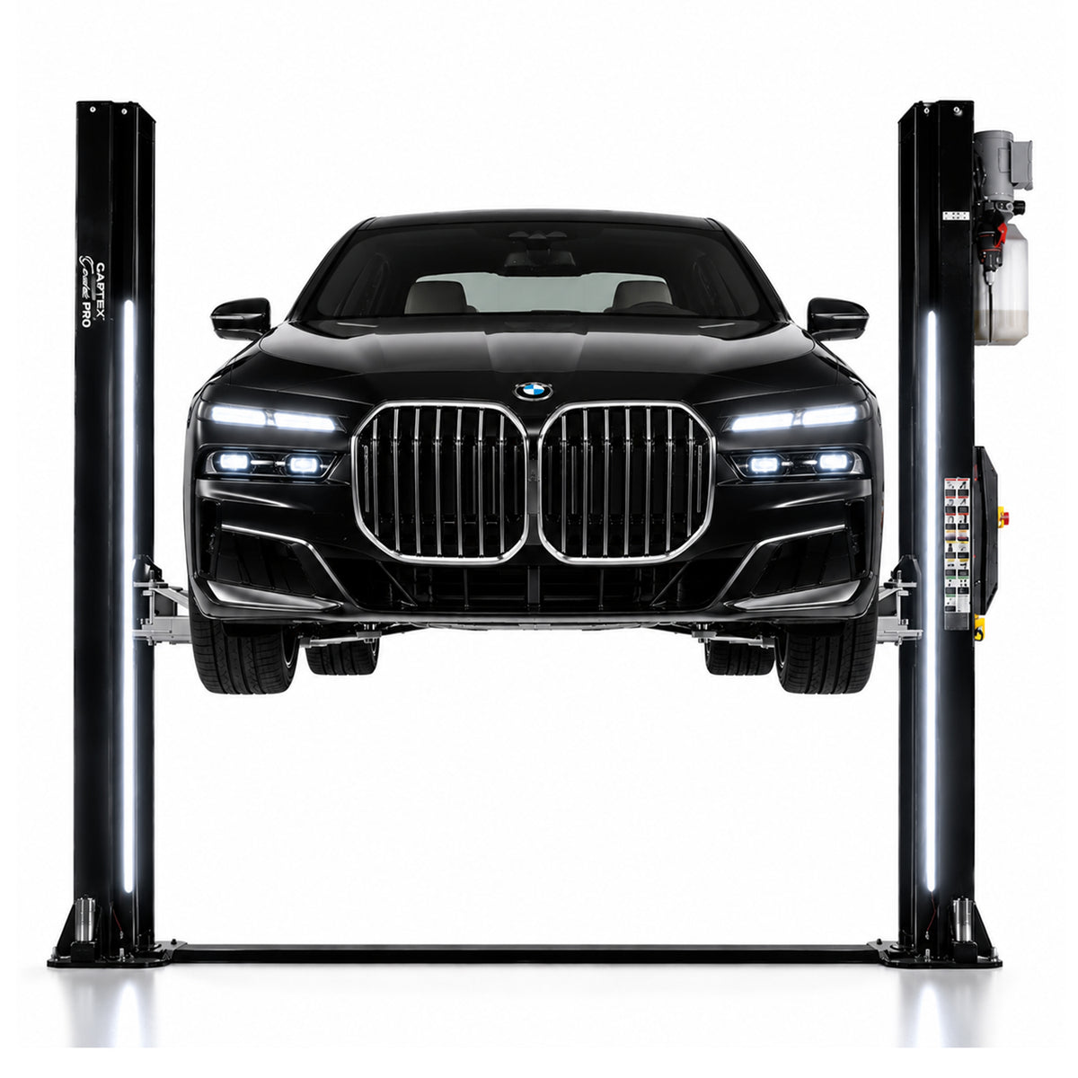 Kétoszlopos - csápos emelő pro automata zárkioldással 4.5 t LED, 400 v CASTEX
