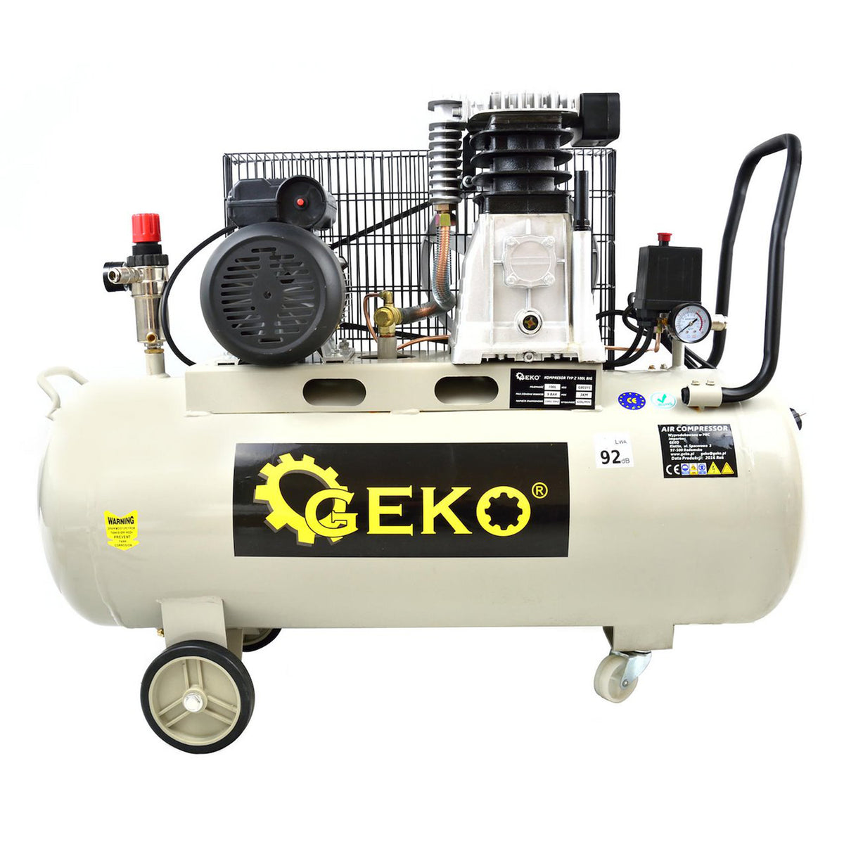 Légkompresszor 100l 420l/perc 220V GEKO
