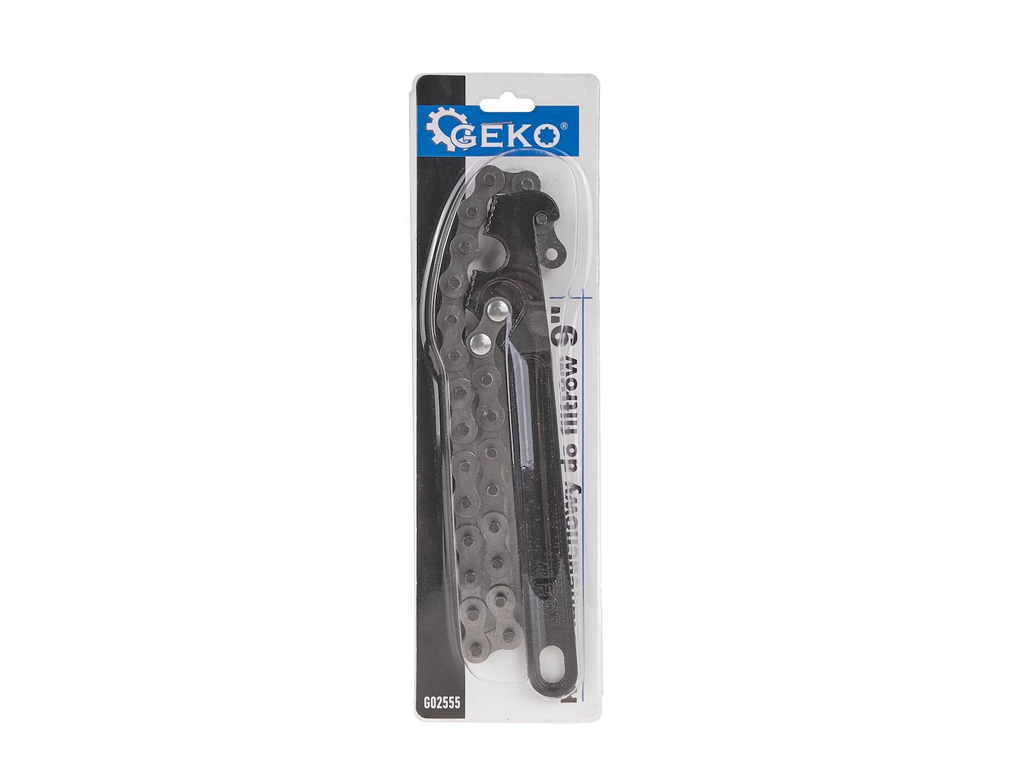 Állítható láncos olajszűrő kulcs 9" 60-125 mm GEKO