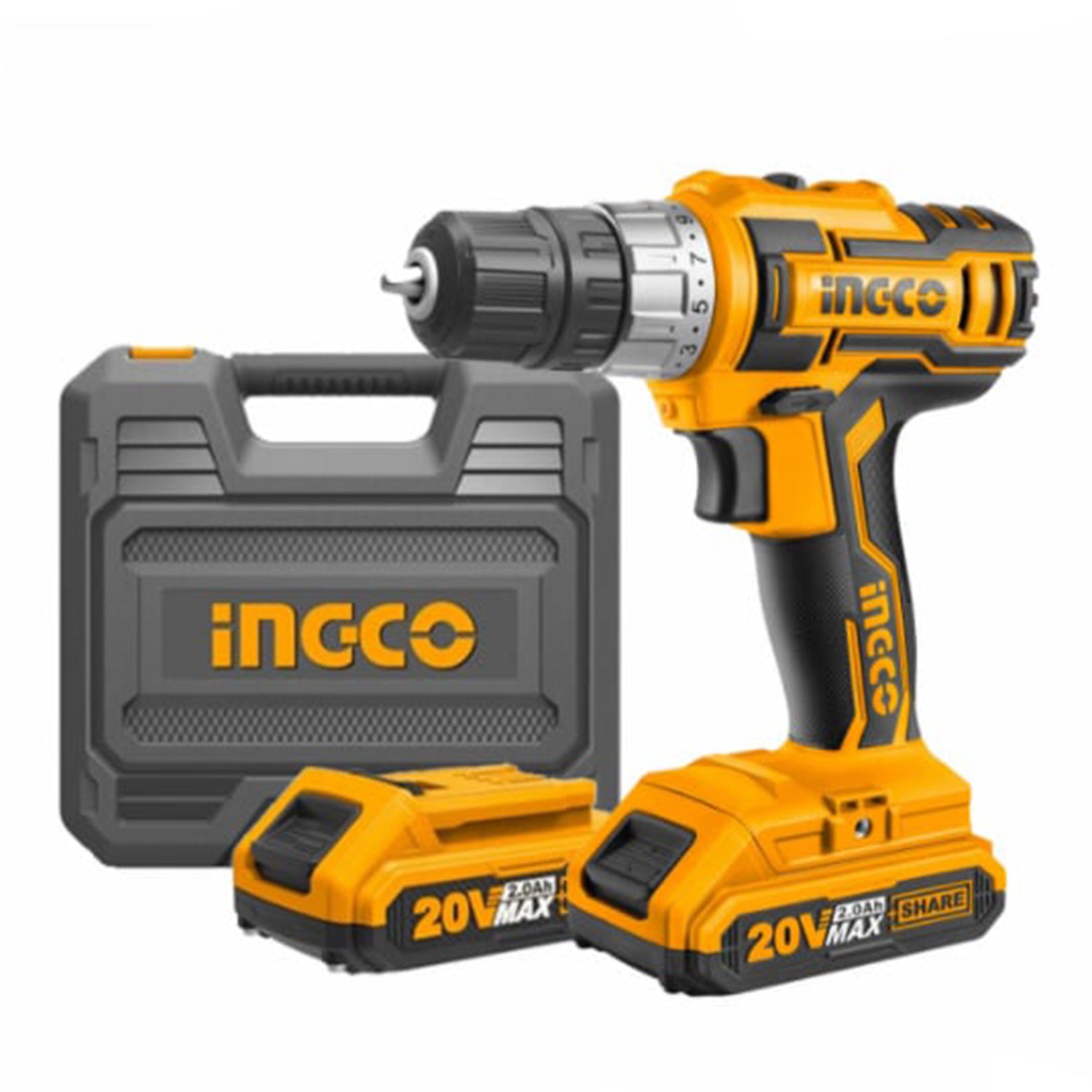 FÚR ÉS CSAVAROZÓ PISZTOLY 2 AKKUMULÁTORRAL 20V GEKO