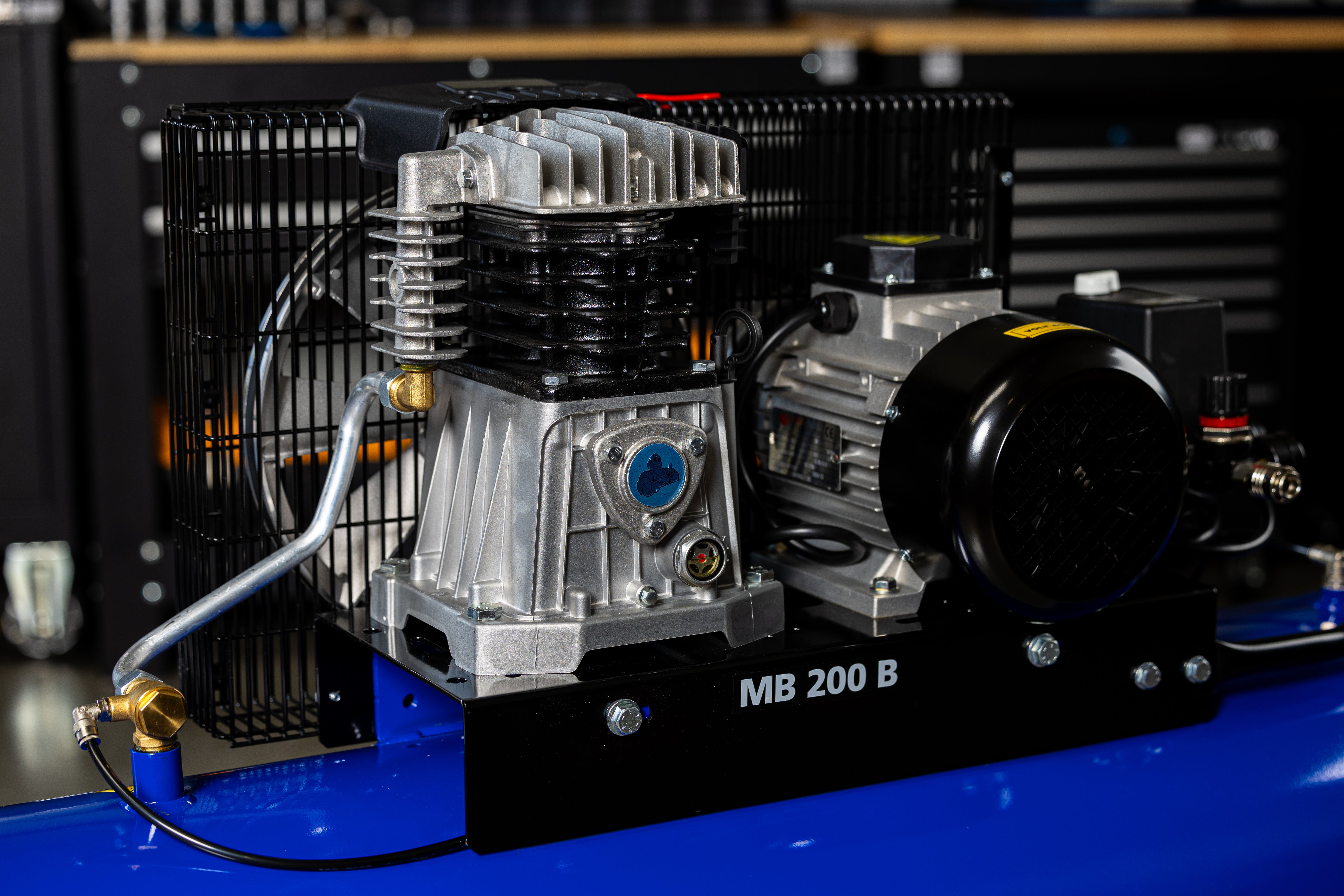 Michelin kompresszor 200l 3le 230V fiac italy