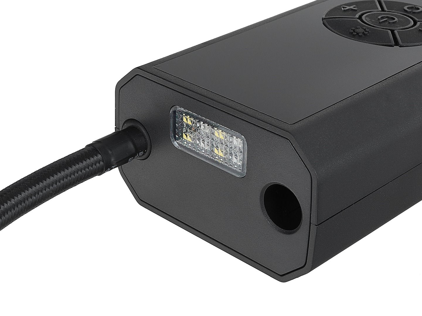 Mini hordozható kompresszor 4000mah 84w akkumulátorral és tartozékokkal GEKO