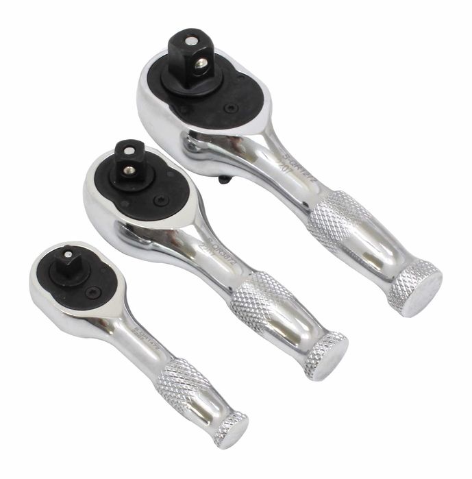 Mini racsnis adapter készlet szük helyekhez 1/4" 3/8” 1/2"