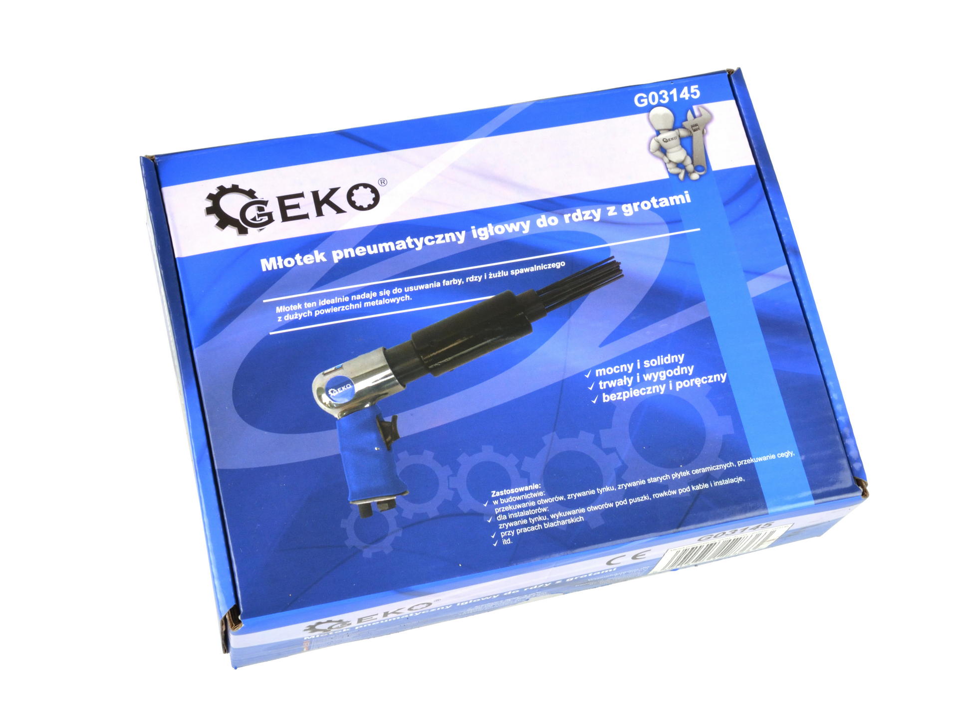 PNEUMATIKUS ROZSDAMENTESÍTŐ ÉS VÉSŐ 2 AZ 1-BEN