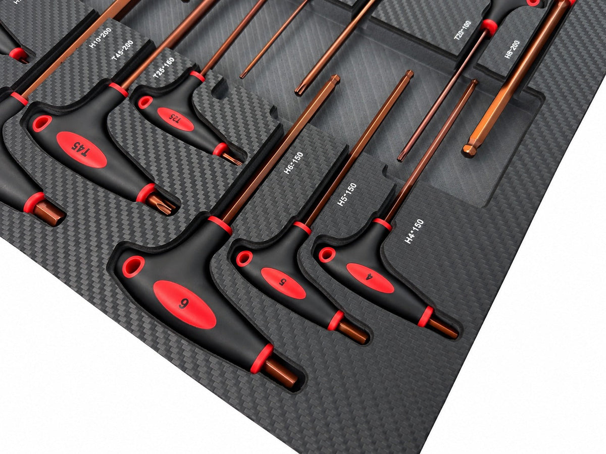 Torx imbus szekrény modul t fogantyúval 18 db GEBO TOOLS