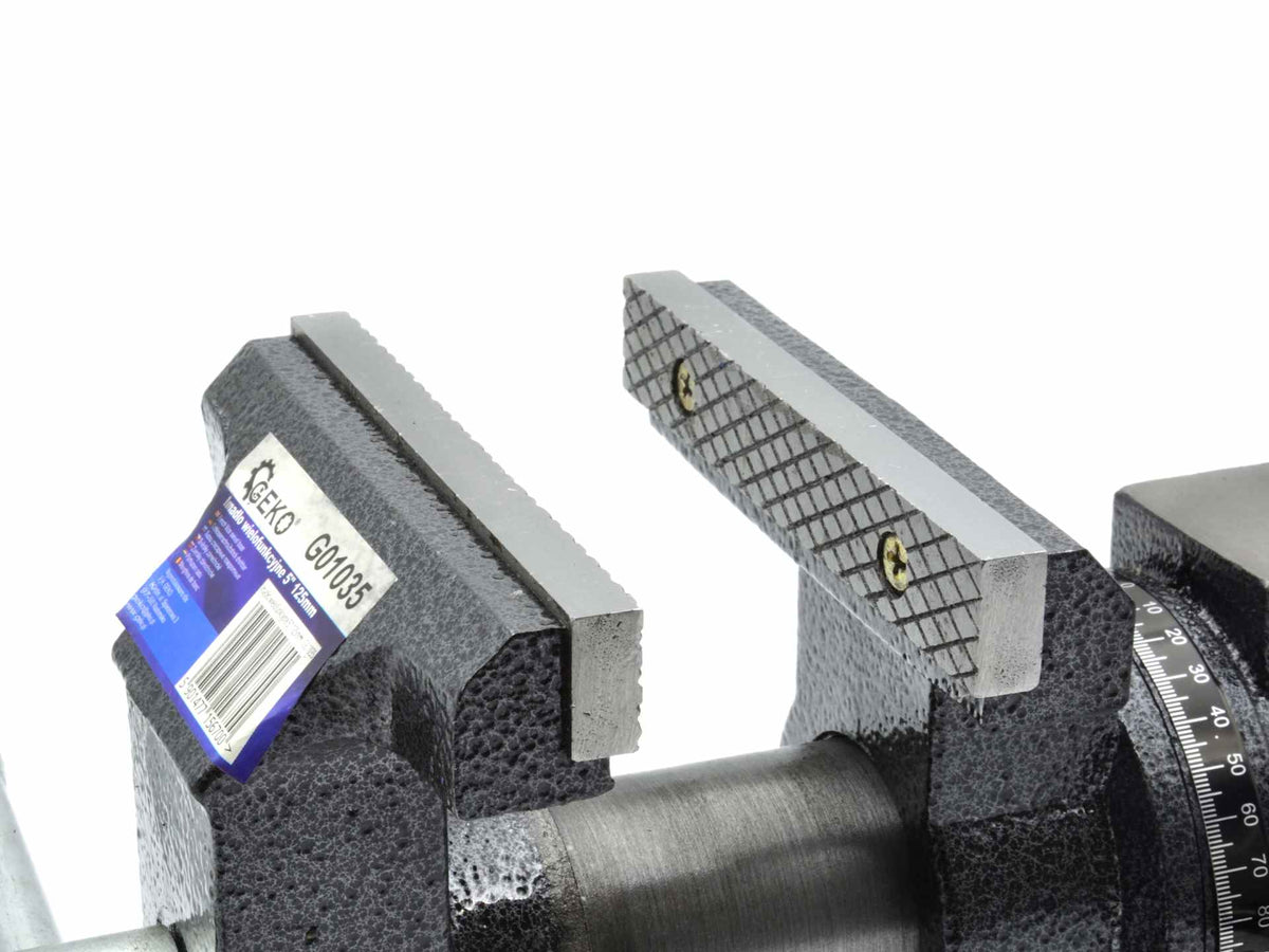 Multifunkcionális forgatható asztali satu 125mm
