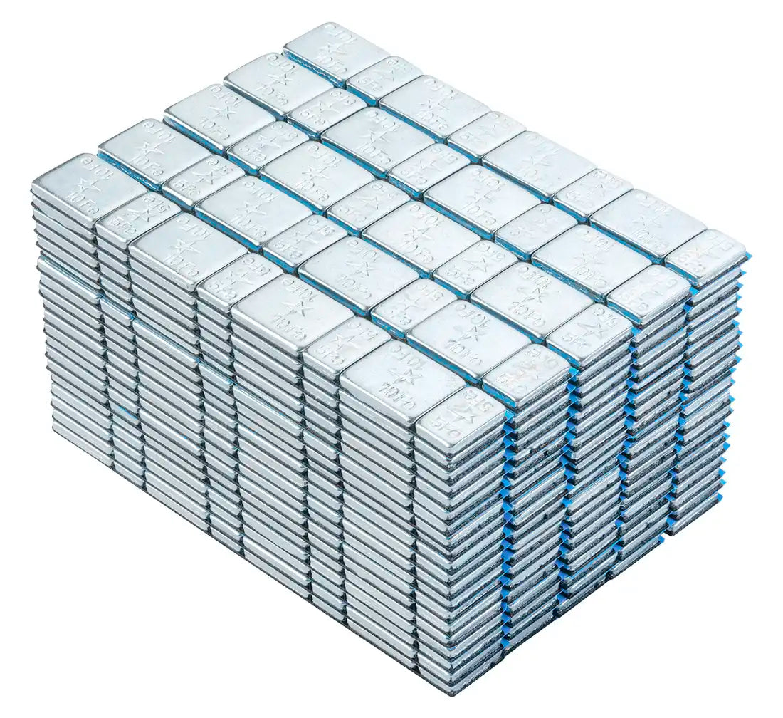 Öntapadó centírozó keréksúly készlet gumiabroncsokhoz 5/10 g 100 sáv 8 db/sáv