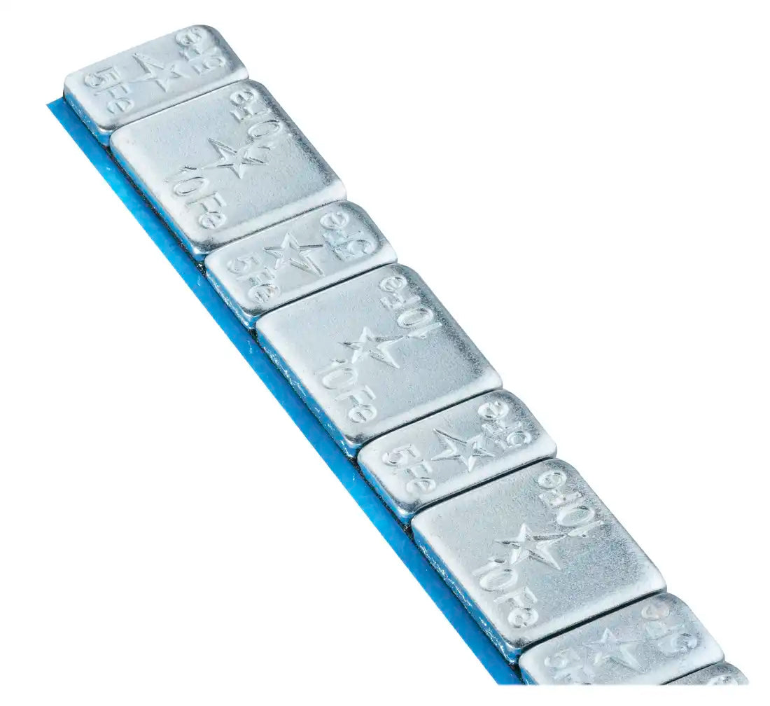 Öntapadó centírozó keréksúly készlet gumiabroncsokhoz 5/10 g 100 sáv 8 db/sáv