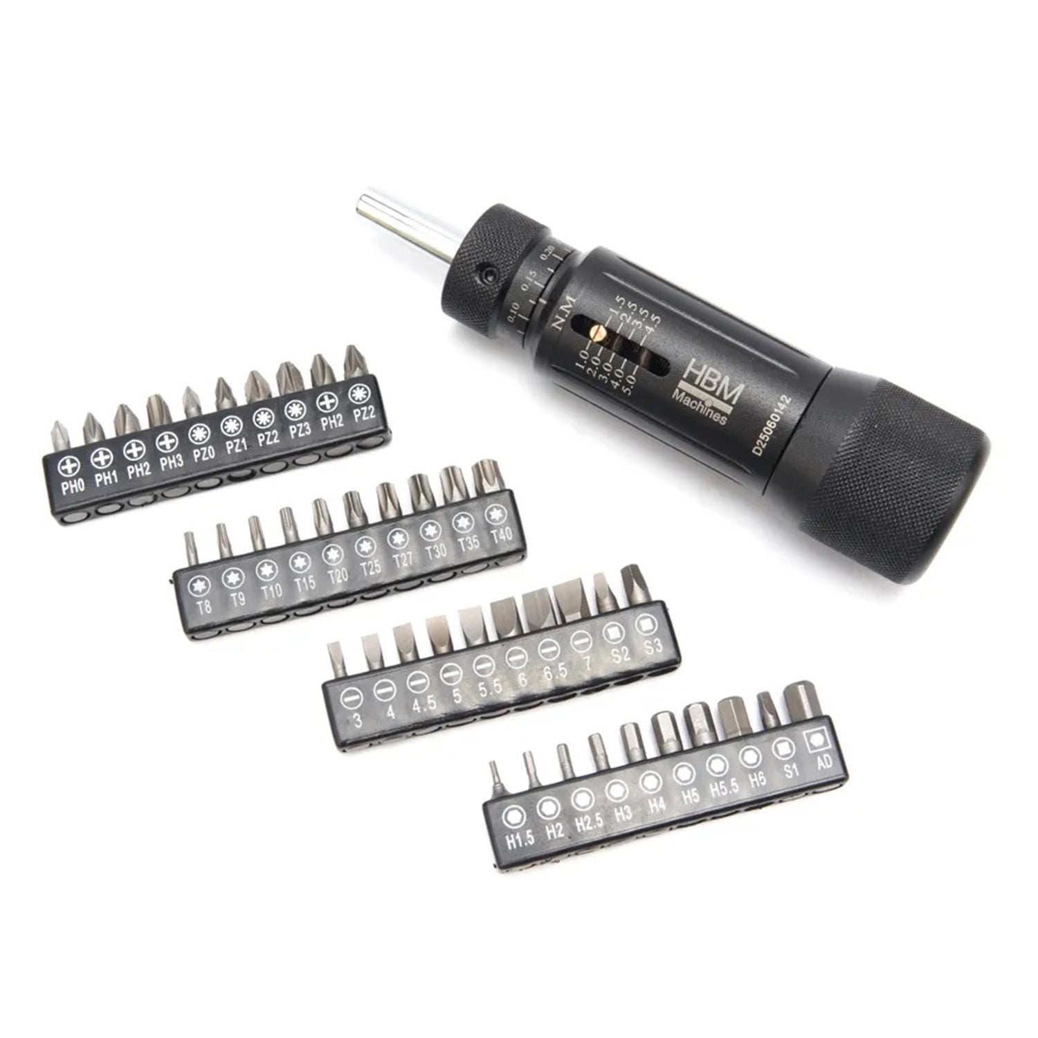 Nyomaték csavarhúzó készlet 1/4" 1-5 NM HBM