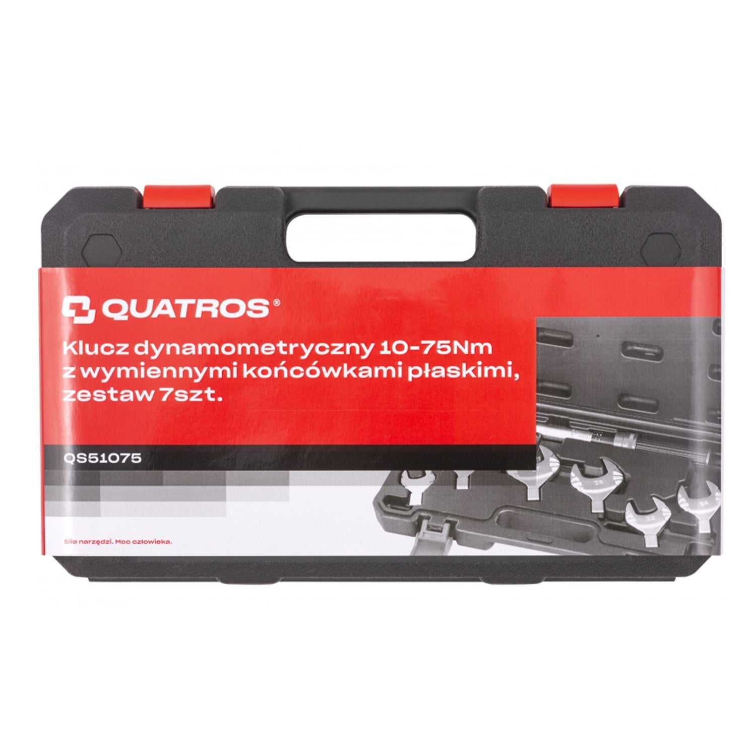 Nyomatékkulcs cserélhető fejekkel 10–75 nm 7 db QUATROS