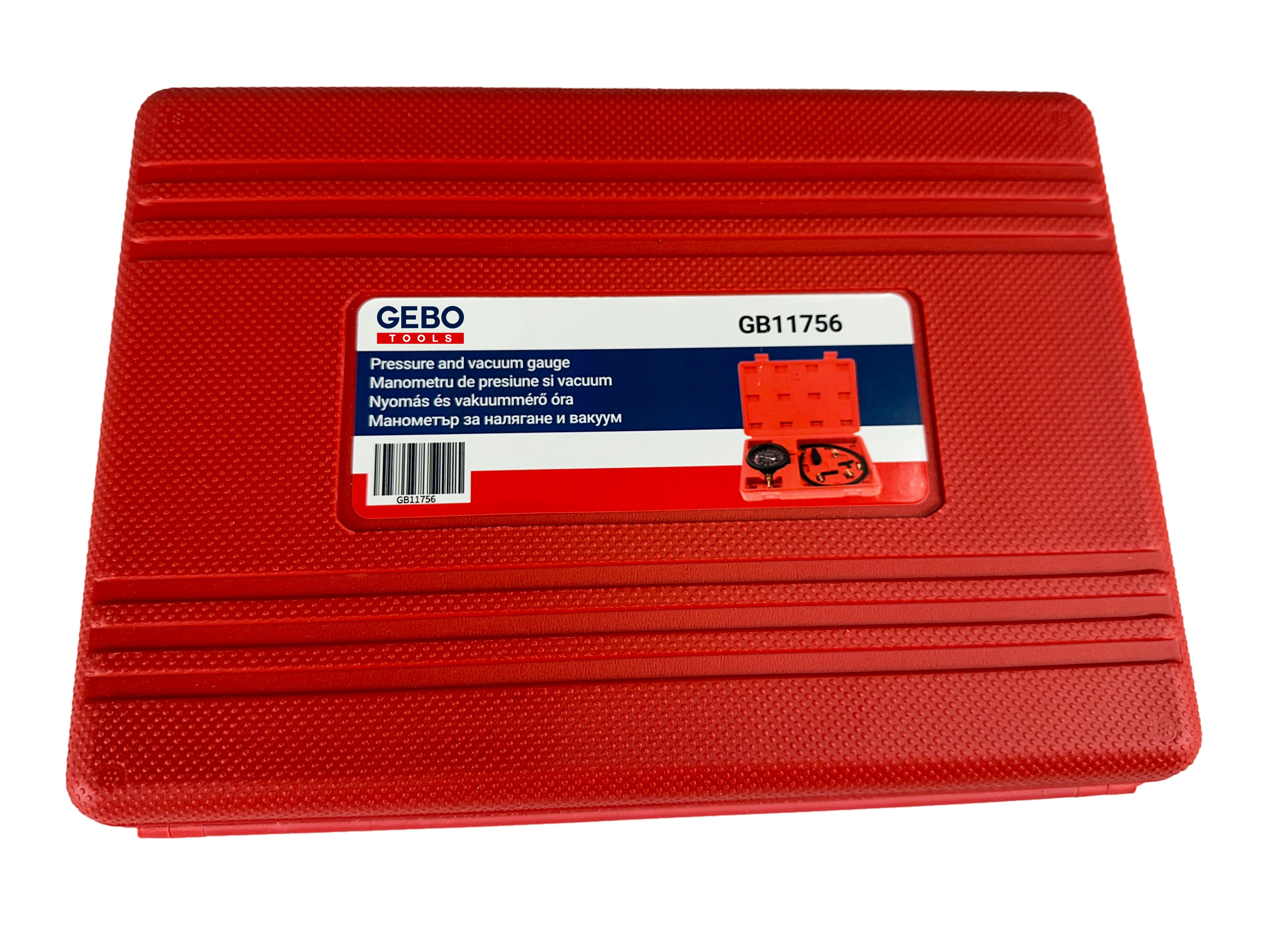 Nyomás- és vákuummérő GEBO TOOLS