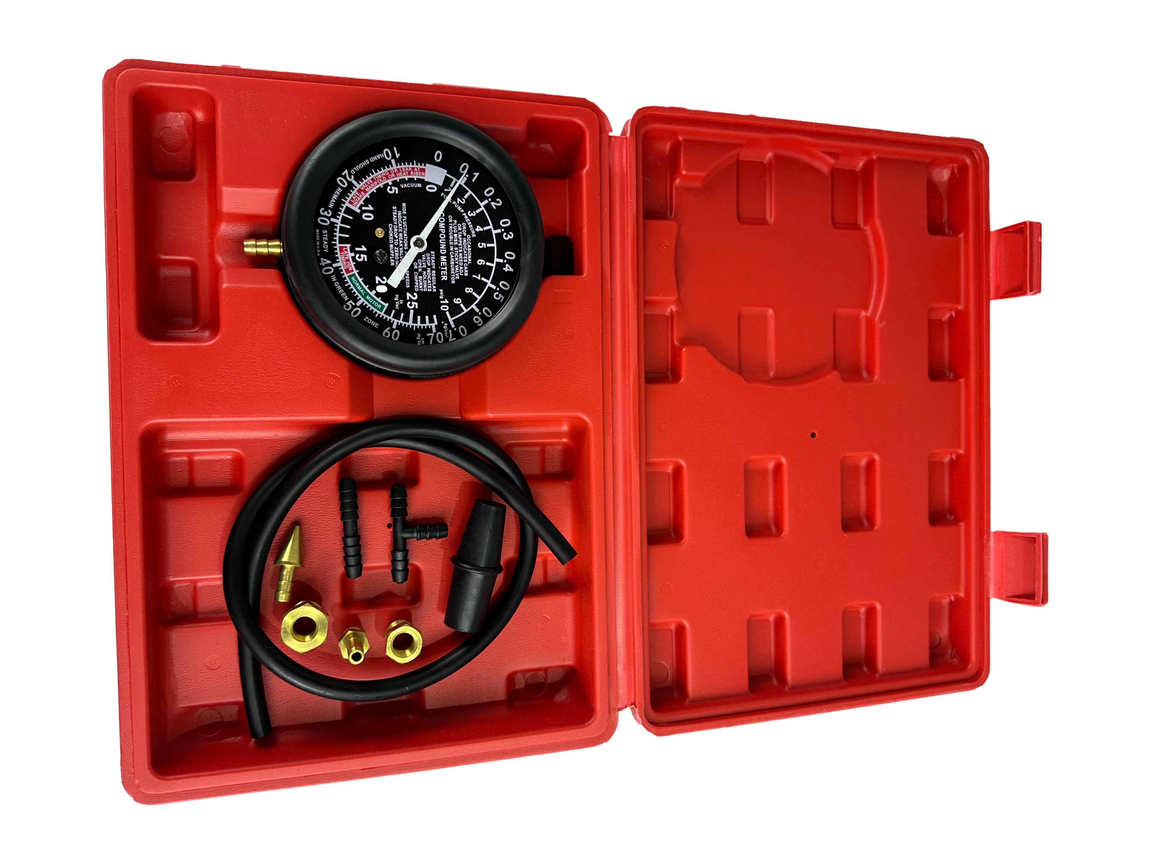 Nyomás- és vákuummérő GEBO TOOLS