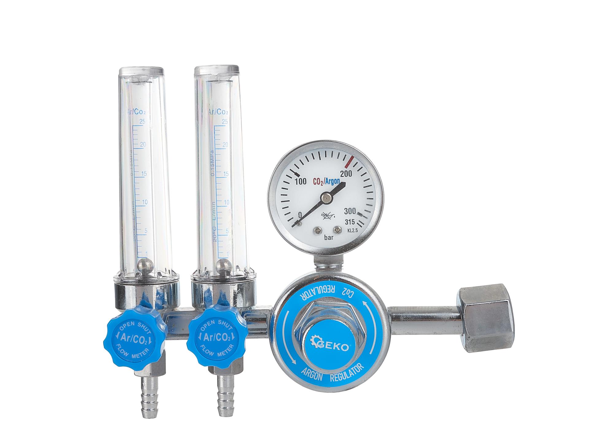 Nyomásszabályozó dupla rotaméterrel co2 / argon