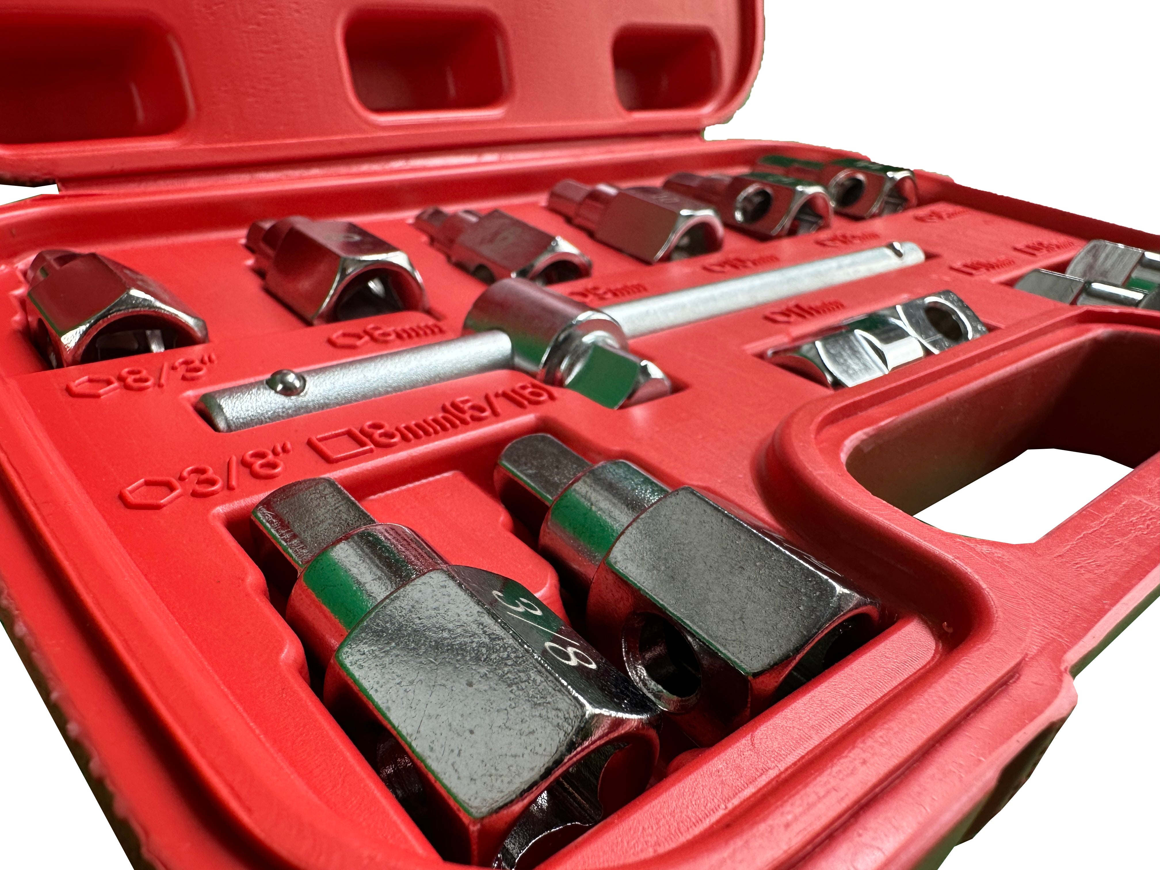 Olajleeresztő csavar kulcs készlet 12 db GEBO TOOLS