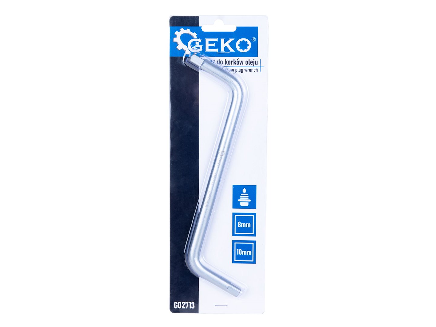 Olajleeresztő kulcs 8 x 10 mm GEKO