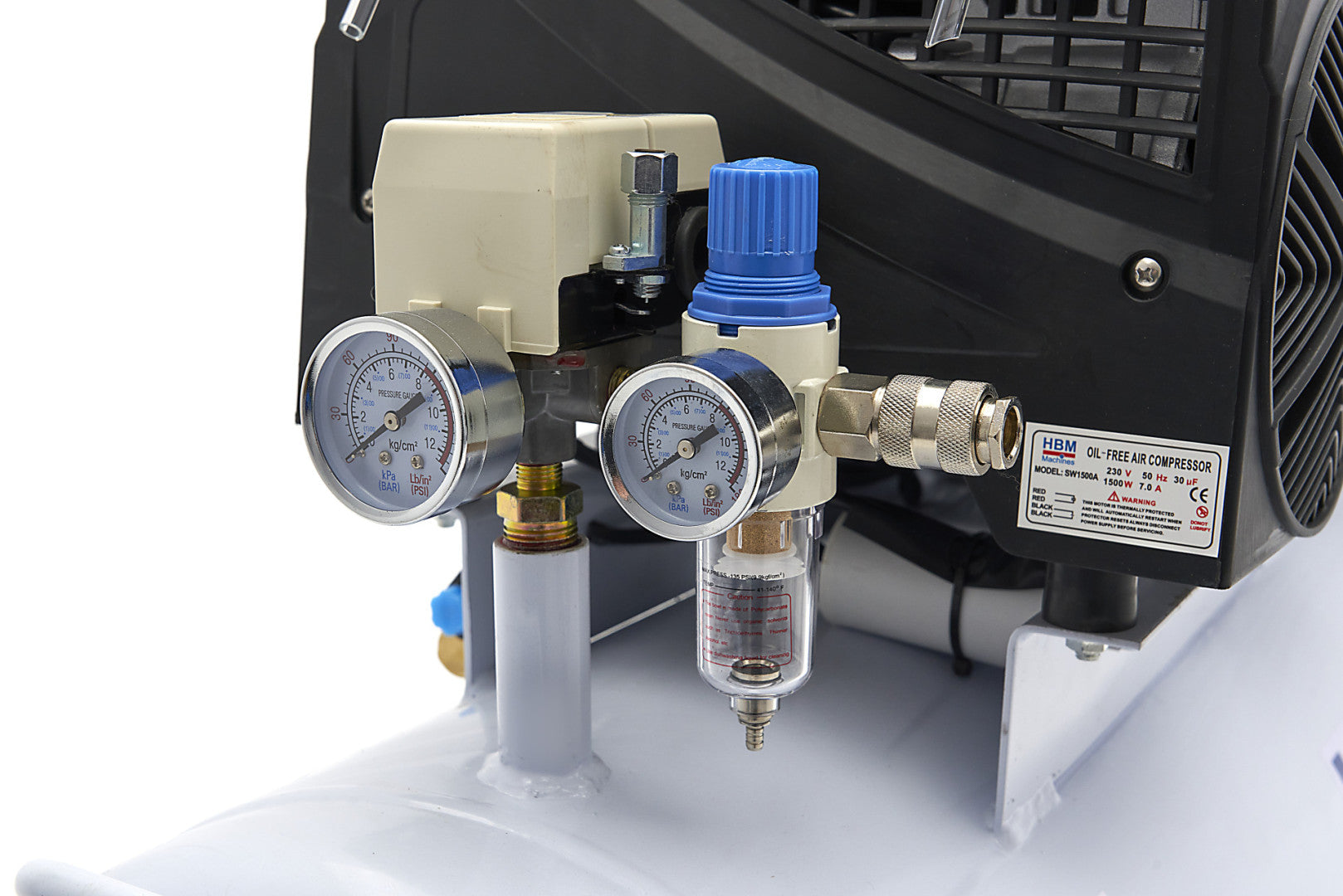 Olajmentes halk kompresszor 150l HBM