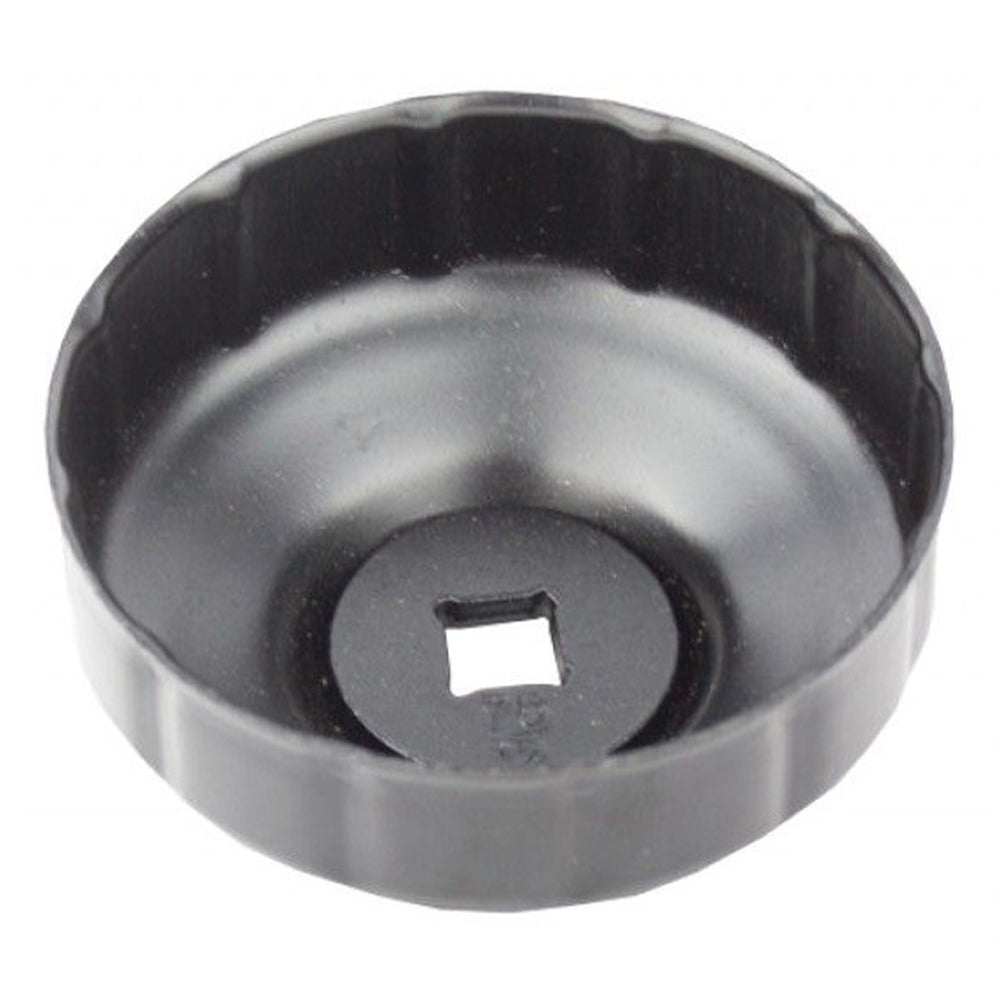 Olajszűrő fedőkulcs 76 mm 12 pontos