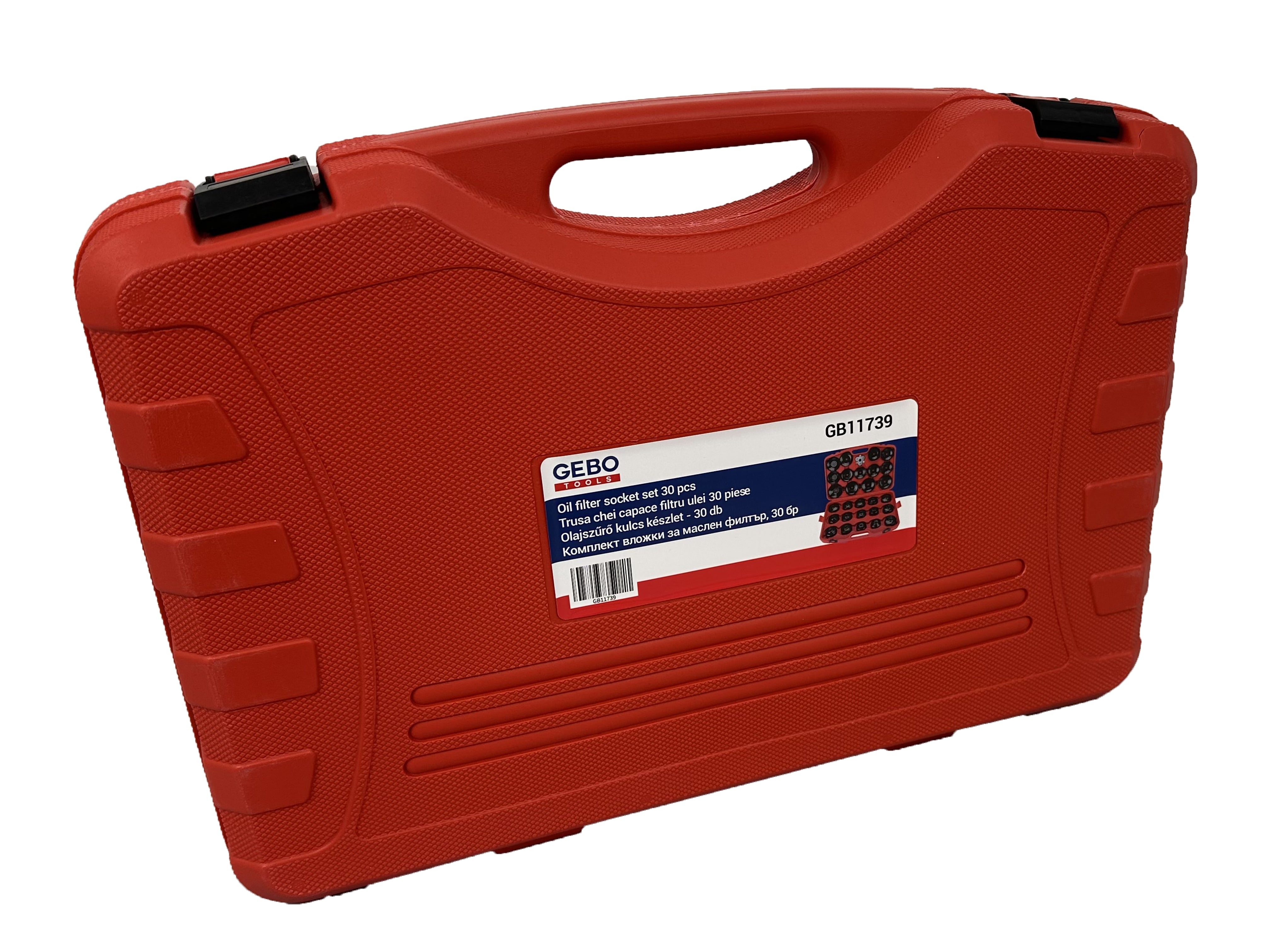 Olajszűrő kupak kulcs készlet 30 darab GEBO TOOLS