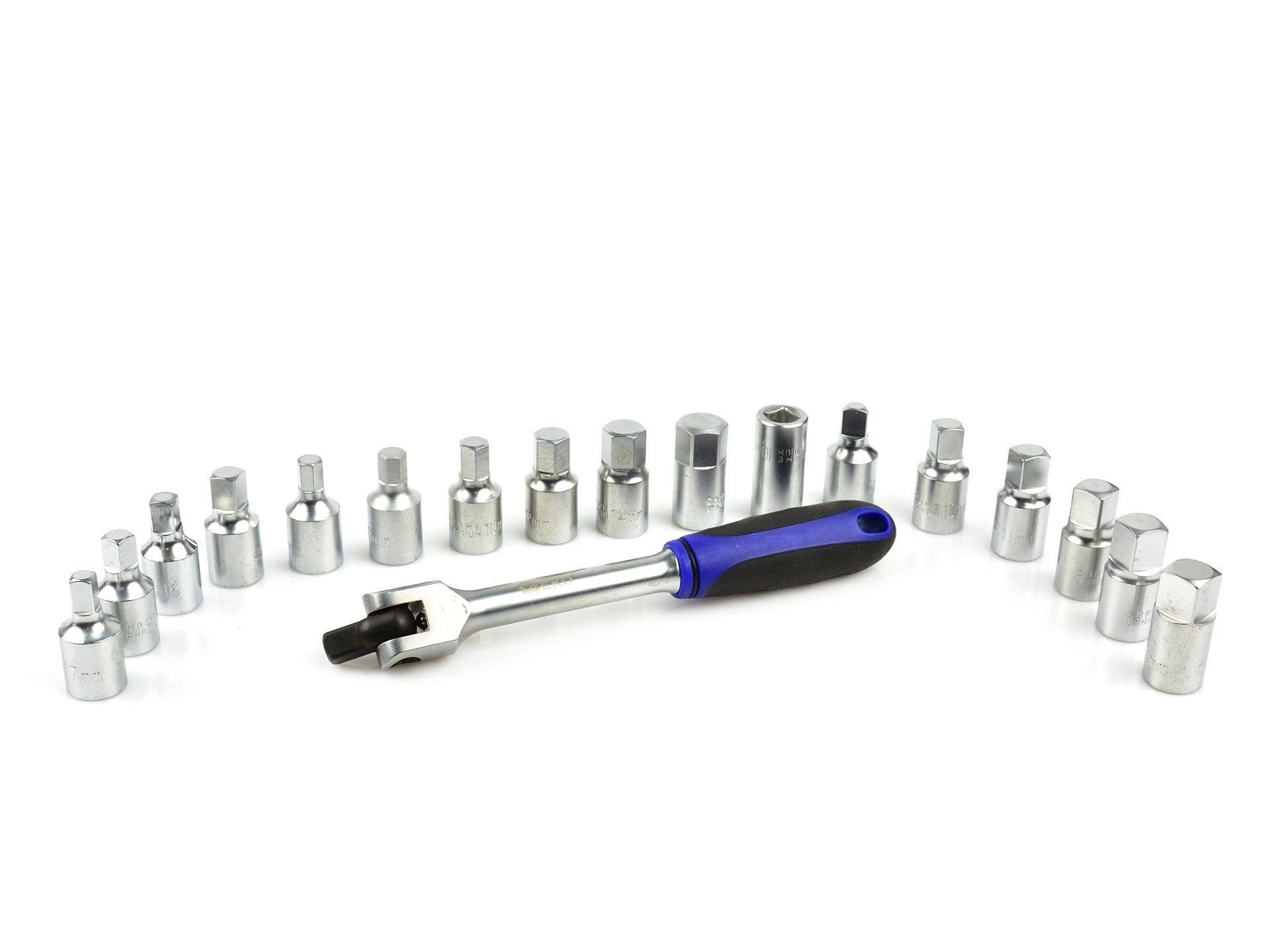 Olajteknő kulcs készlet 3/8" 18 db