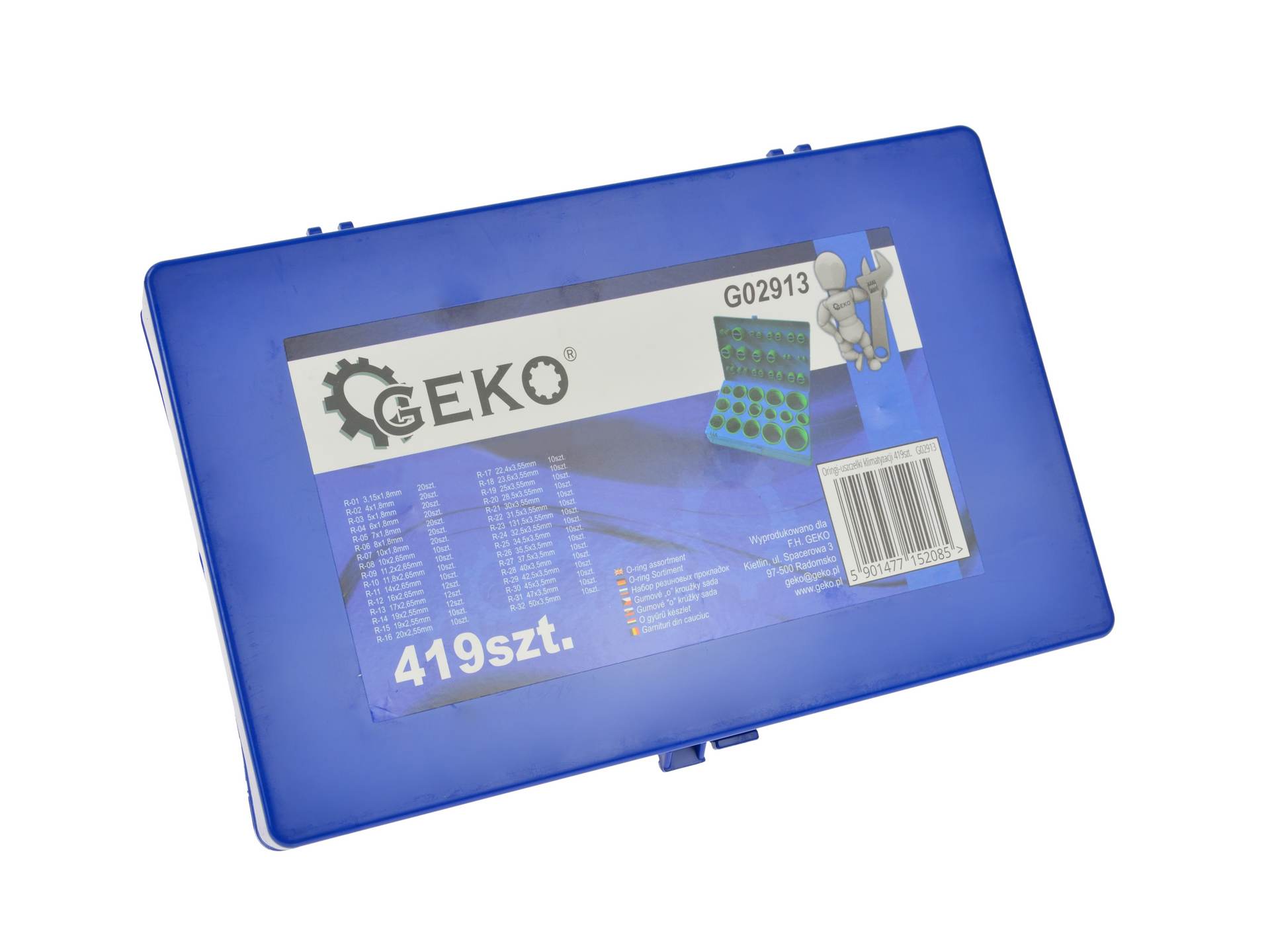 LÉGKONDICIONÁLÓ GUMI O-GYŰRŰ KÉSZLET 419 DB