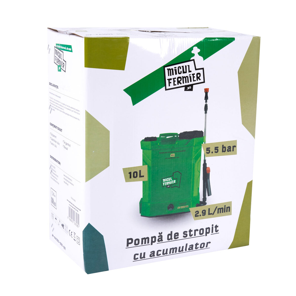 Permetező 10 l akkumulátorral g01 micul fermier