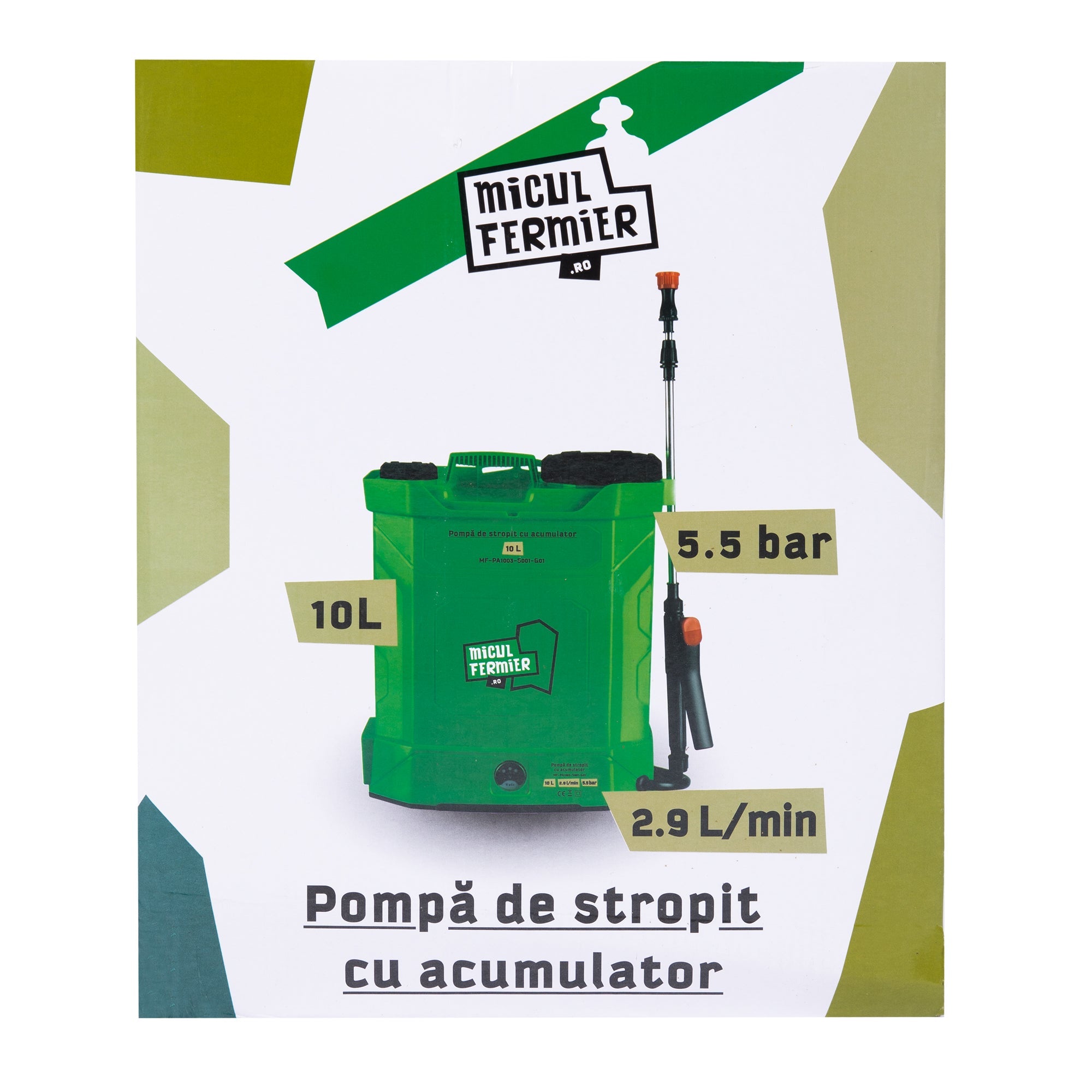 Permetező 10 l akkumulátorral g01 micul fermier