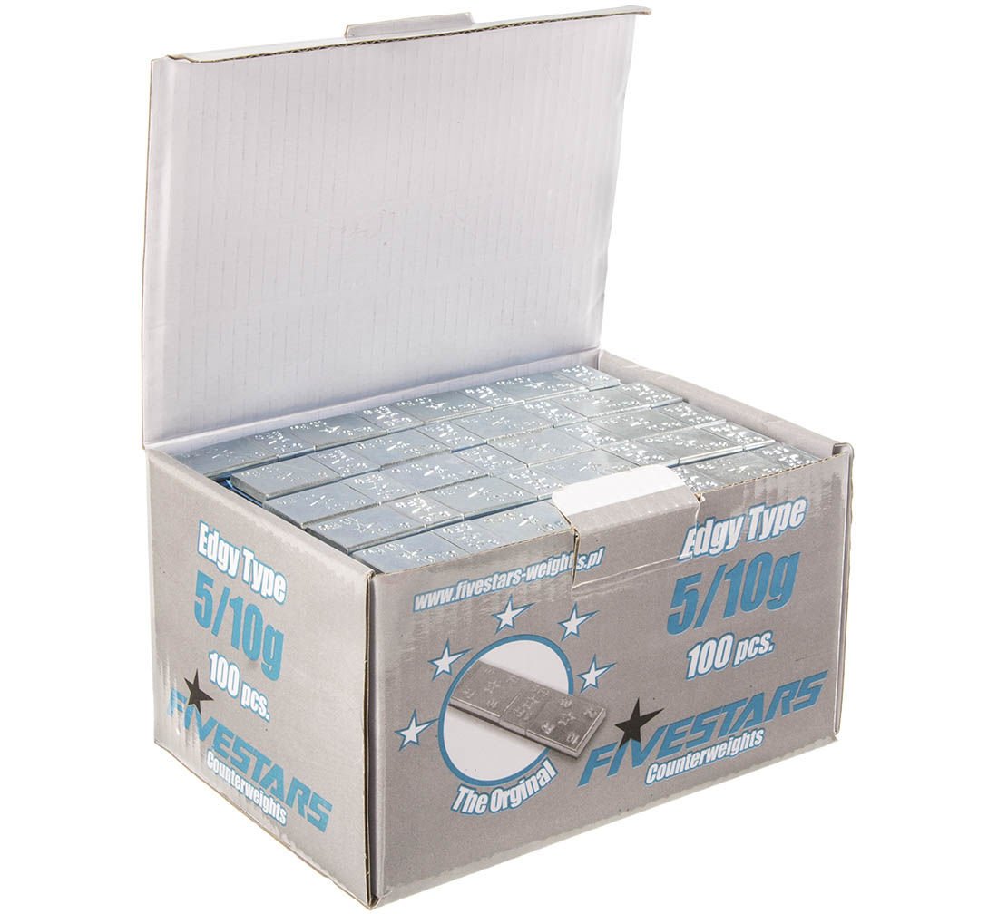 ÖNTAPADÓ CENTÍROZÓ KERÉKSÚLY KÉSZLET GUMIABRONCSOKHOZ 5/10 G 400 SÁV FIVESTARS 8 DB/SÁV