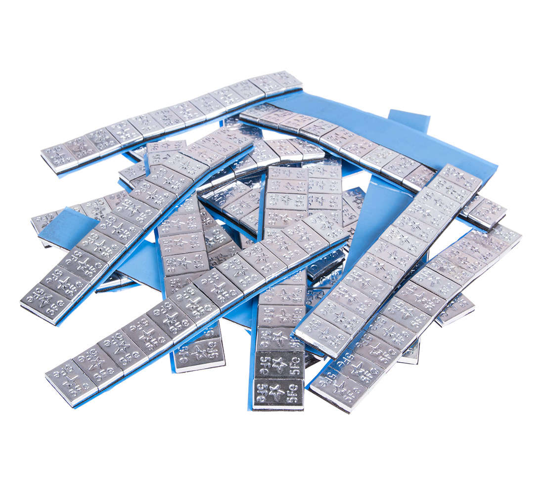 ÖNTAPADÓ CENTÍROZÓ KERÉKSÚLY KÉSZLET GUMIABRONCSOKHOZ 5 G 400 SÁV 12 DB/SÁV (25 KG)