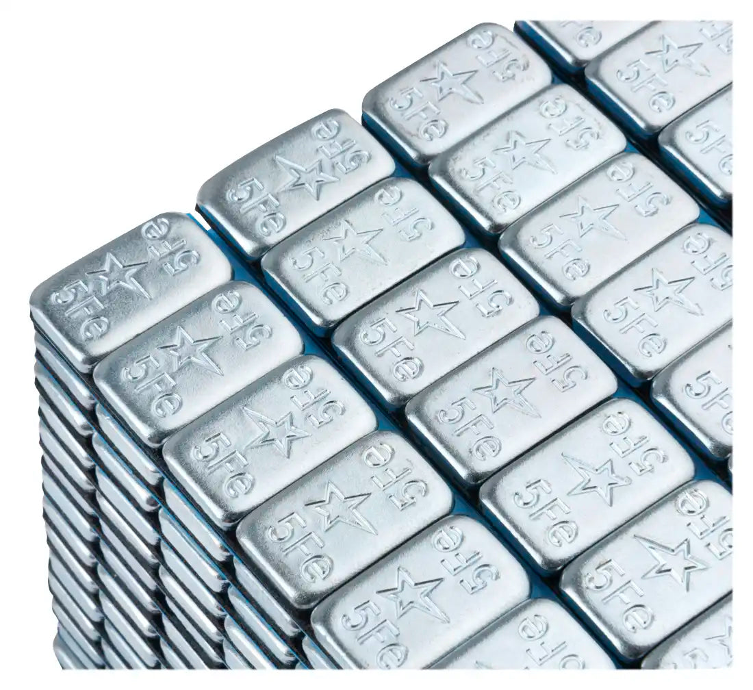 ÖNTAPADÓ CENTÍROZÓ KERÉKSÚLY KÉSZLET 5 G ROUND FIVESTARS 100 SÁV