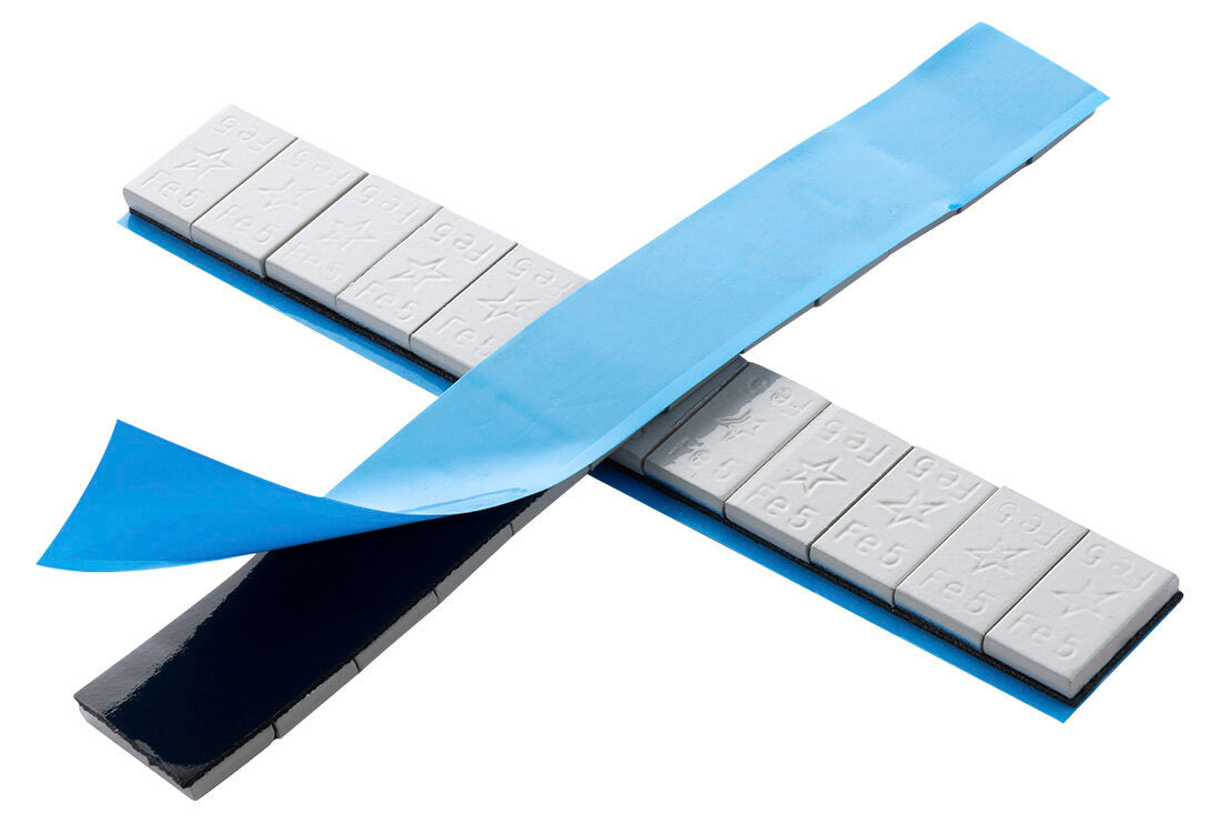 ÖNTAPADÓ CENTÍROZÓ KERÉKSÚLY KÉSZLET GUMIABRONCSOKHOZ 5 G 100 SÁV EDGY MATT SZÜRKE