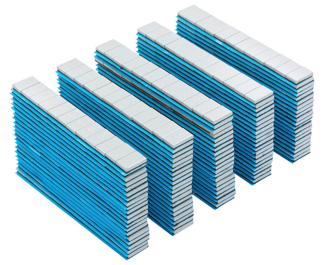 ÖNTAPADÓ CENTÍROZÓ KERÉKSÚLY KÉSZLET GUMIABRONCSOKHOZ 5 G 100 SÁV EDGY MATT SZÜRKE