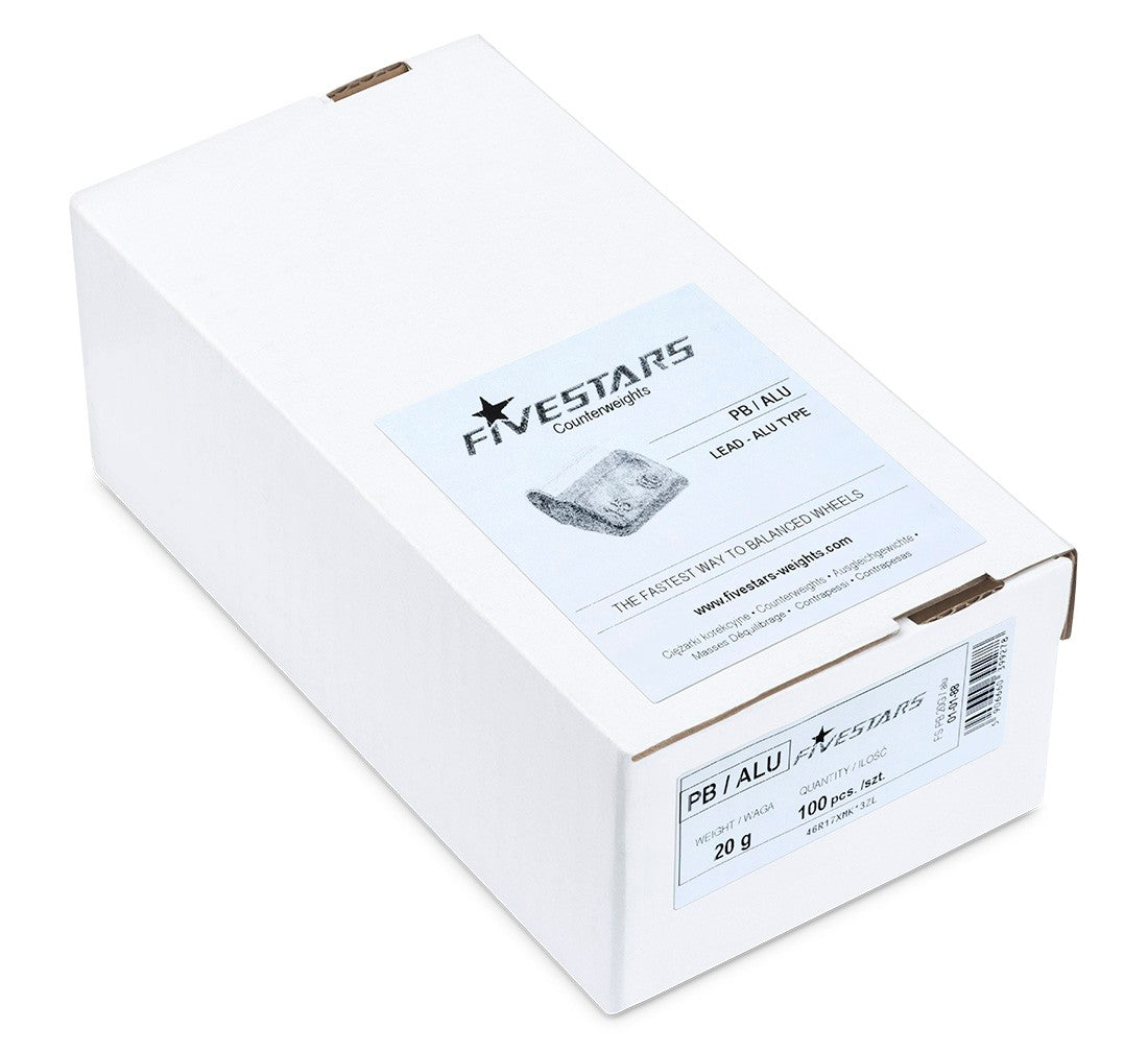 CENTÍROZÓ KERÉKSÚLY KÉSZLET ALUMÍNIUM FELNIKHEZ 20 G 100 DB