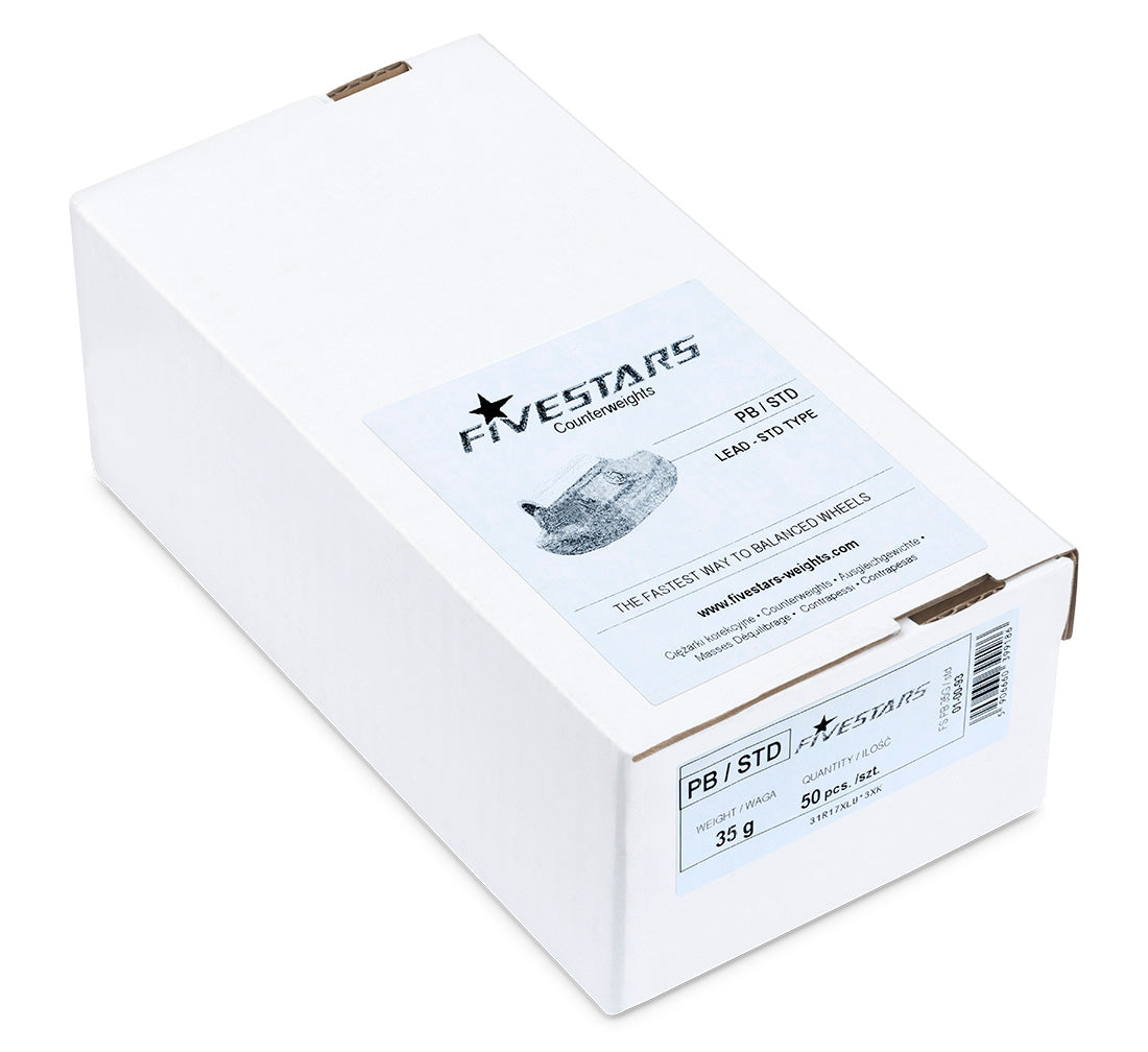 ÓLOM CENTÍROZÓ KERÉKSÚLY KÉSZLET ACÉL FELNIKHEZ 35 G 50 DB