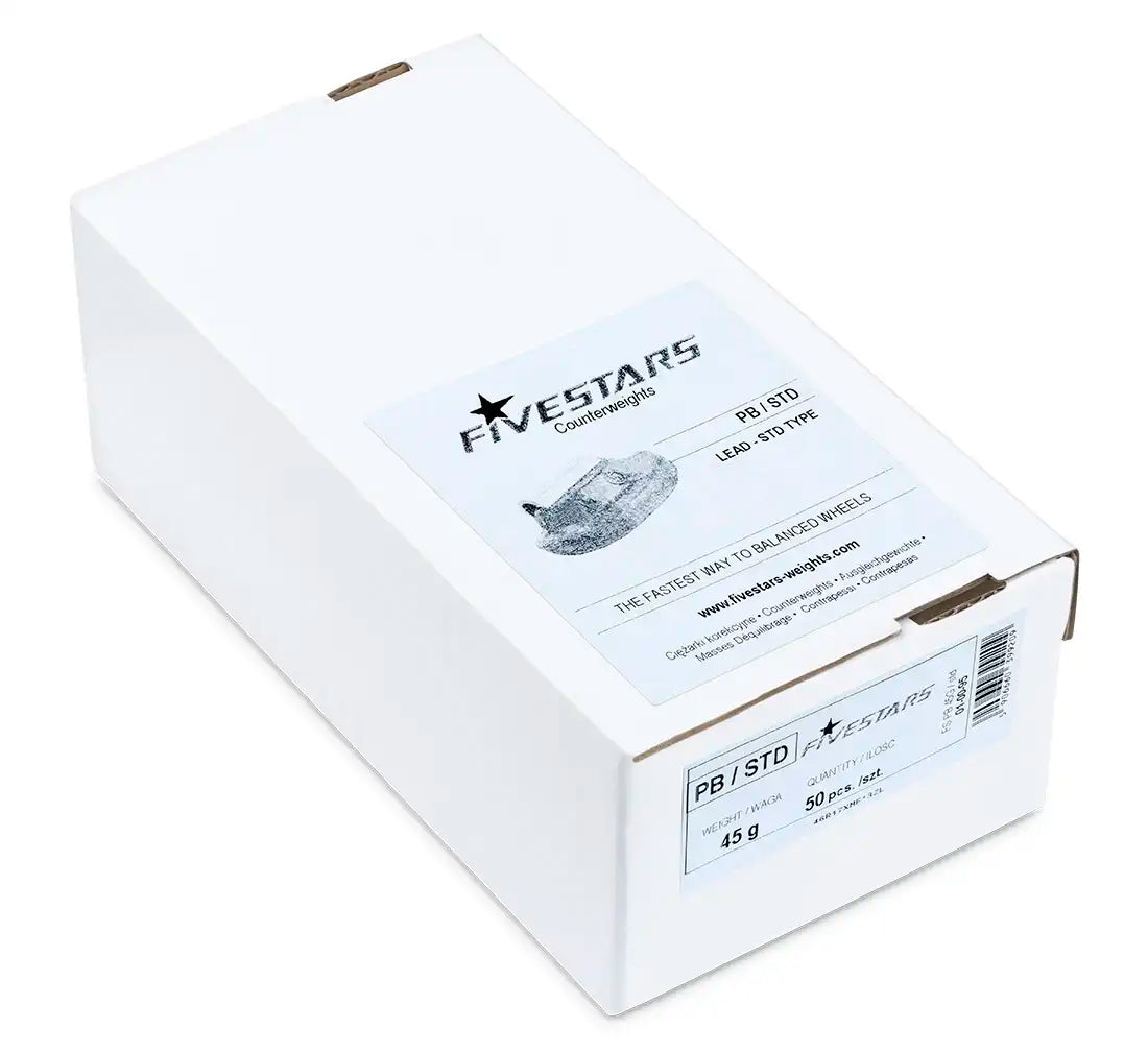 ÓLOM CENTÍROZÓ KERÉKSÚLY KÉSZLET ACÉL FELNIKHEZ 45 G 50 DB