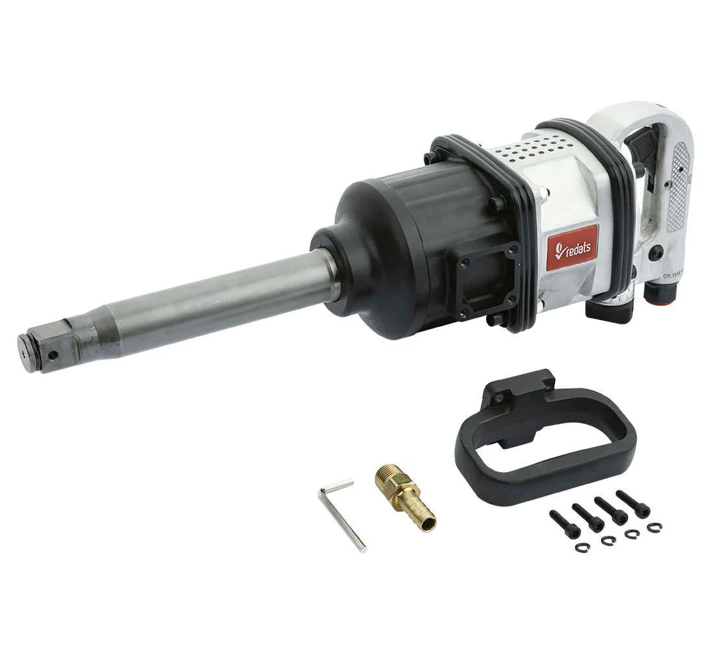 LÉGKULCS 1" 5000 NM REDATS + SPIRÁL LÉGTÖMLŐ 15M 12-16MM TÖMLŐ ÁTMÉRŐ KROFTOOLS